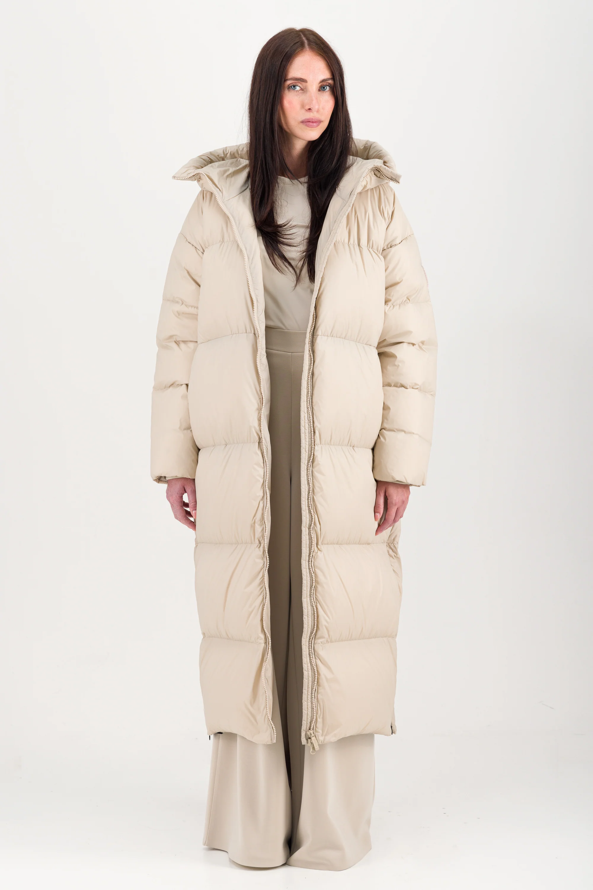 Anvers Long Jacket - Piumino Over in Nylon Riciclato - Image 40