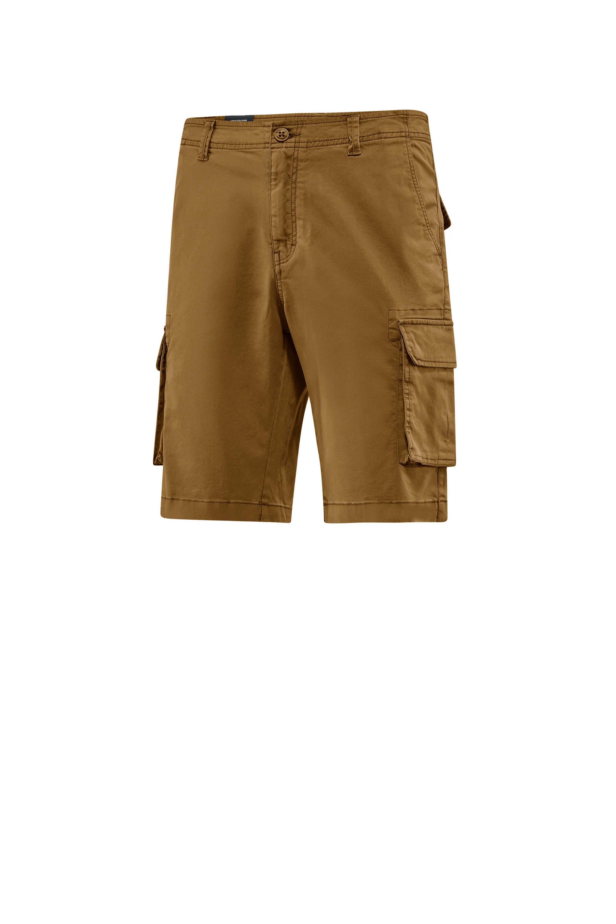 Bermuda con tasche cargo in gabardina di cotone - Image 2