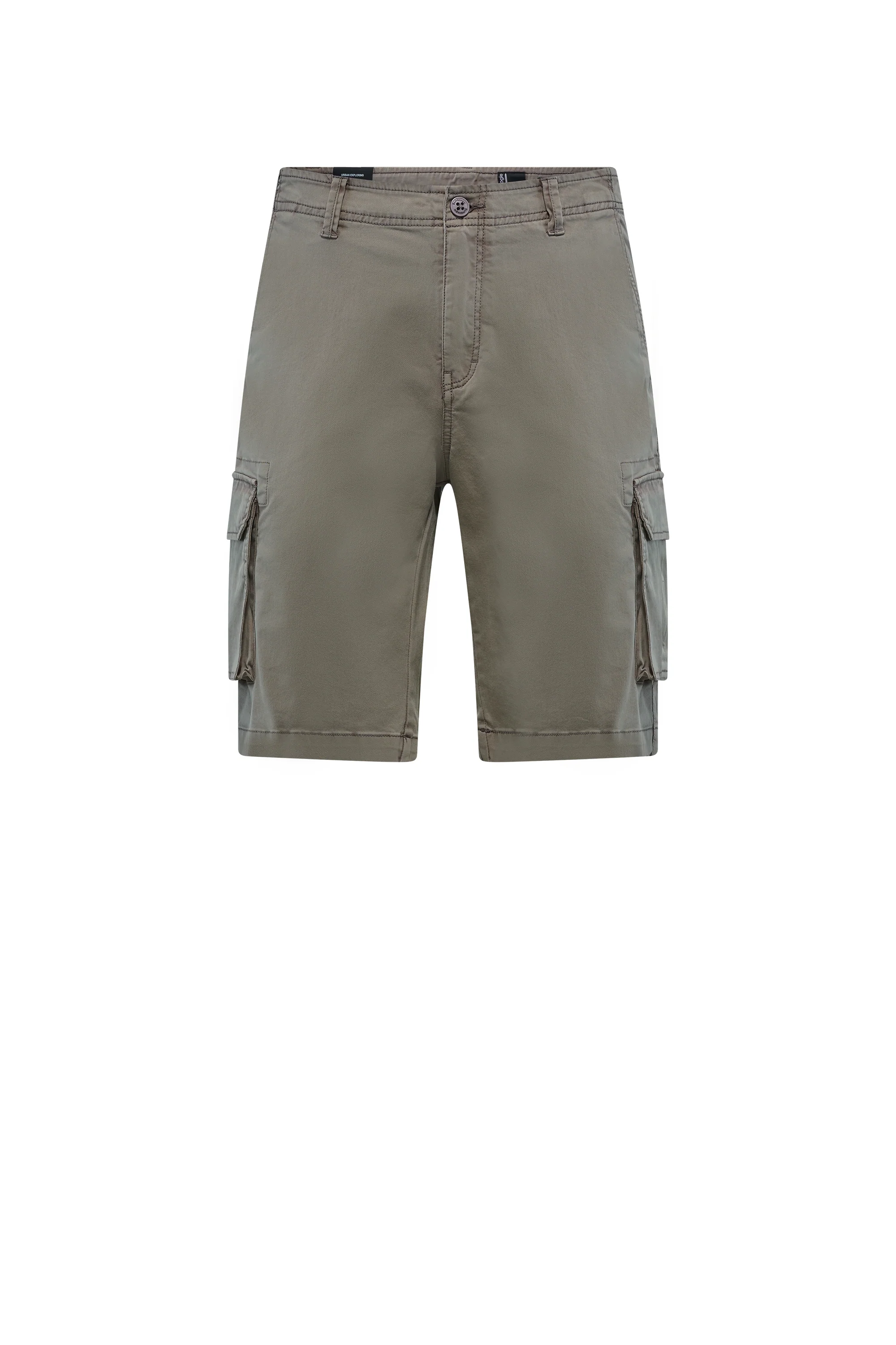 Bermuda con tasche cargo in gabardina di cotone - Image 21