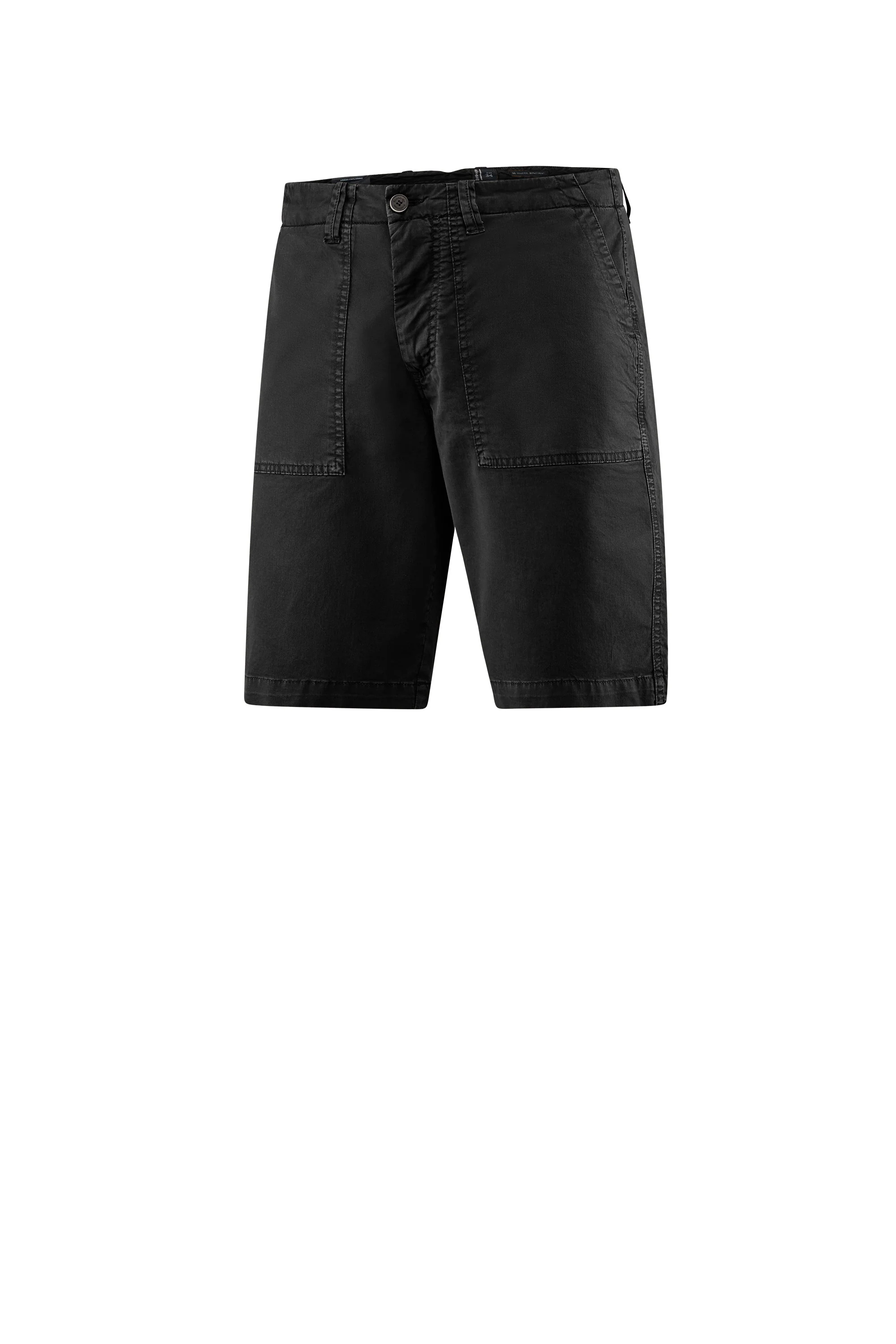 Bermuda con tasche fatigue in gabardina di cotone - Image 7