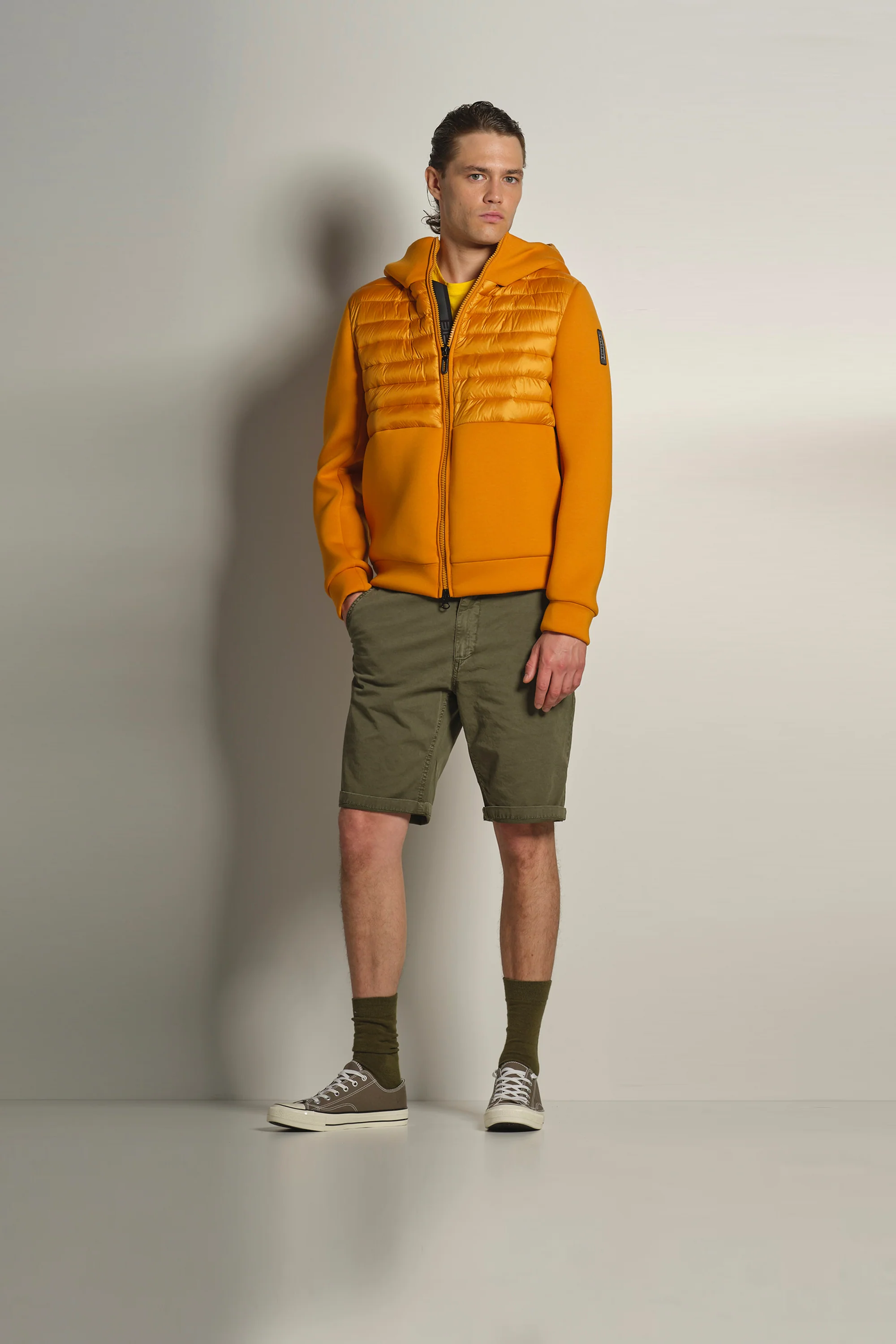 Bermuda slim fit effetto denim - Image 24