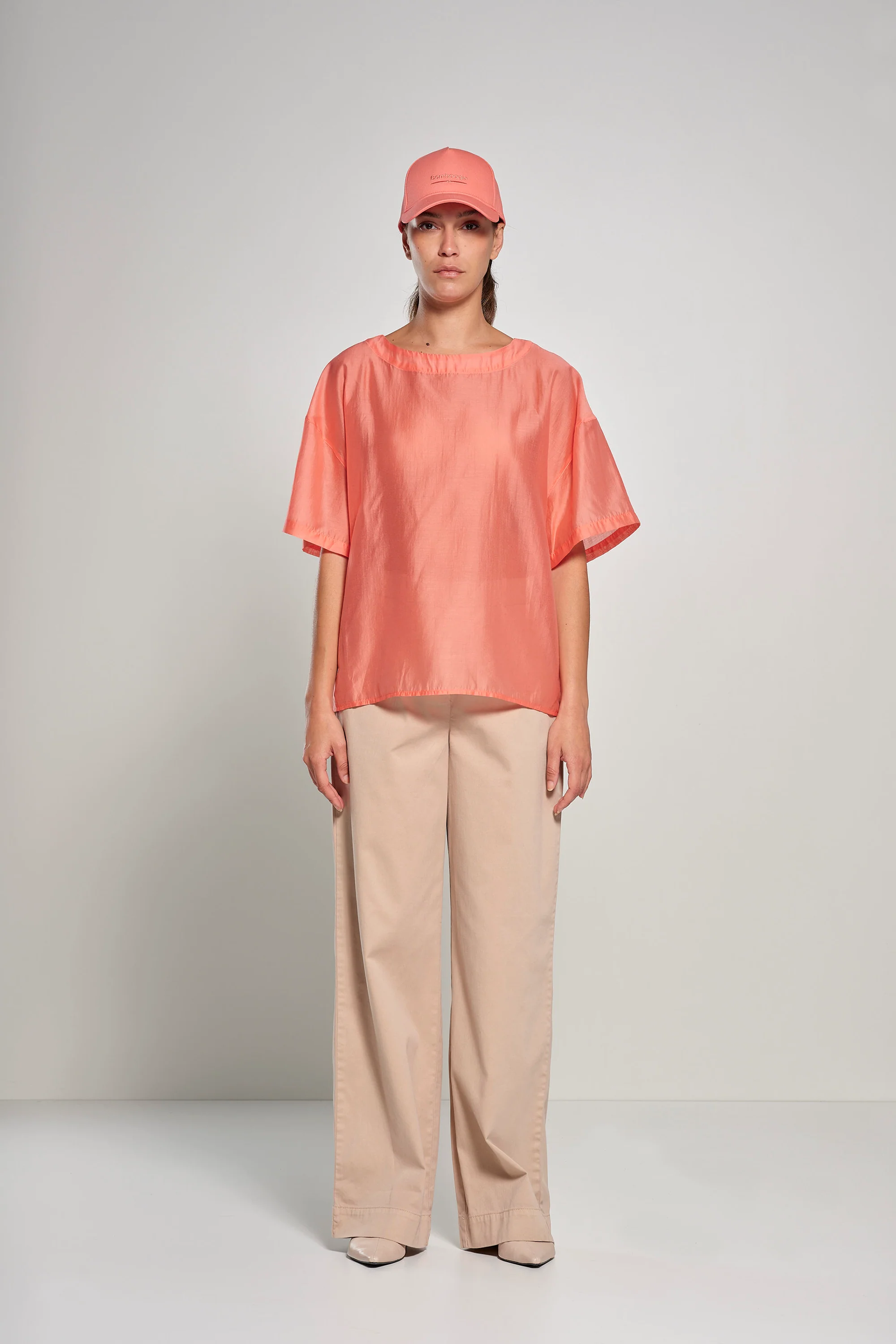 Blusa over in voile di lyocell - Image 5