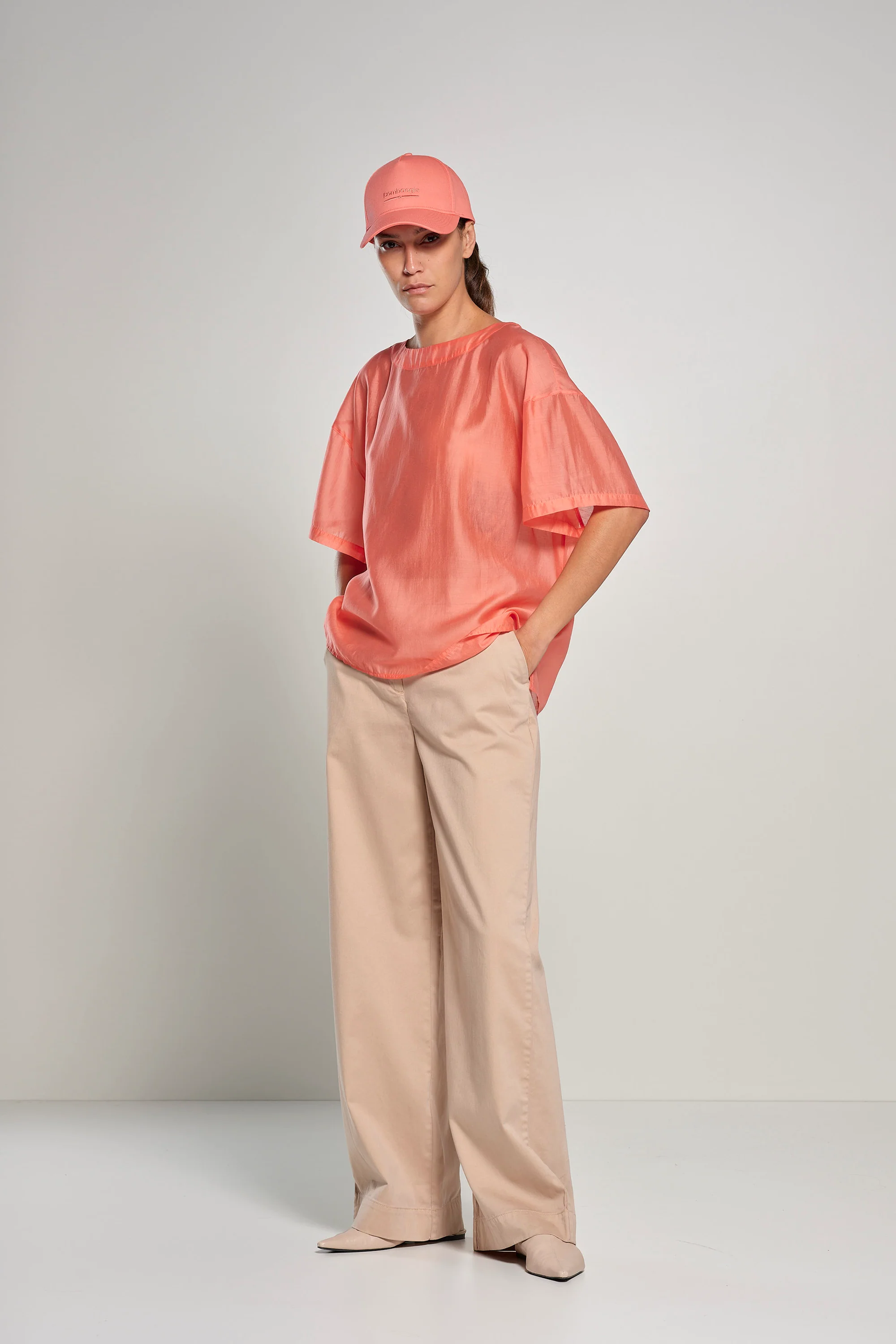 Blusa over in voile di lyocell - Image 9