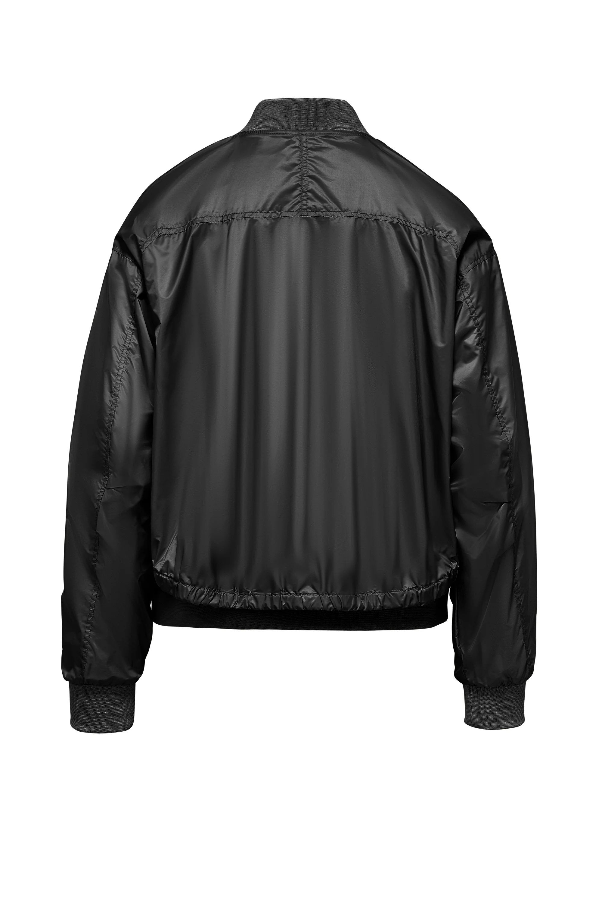 Bomber in Nylon Brillante con Colletto - Image 21