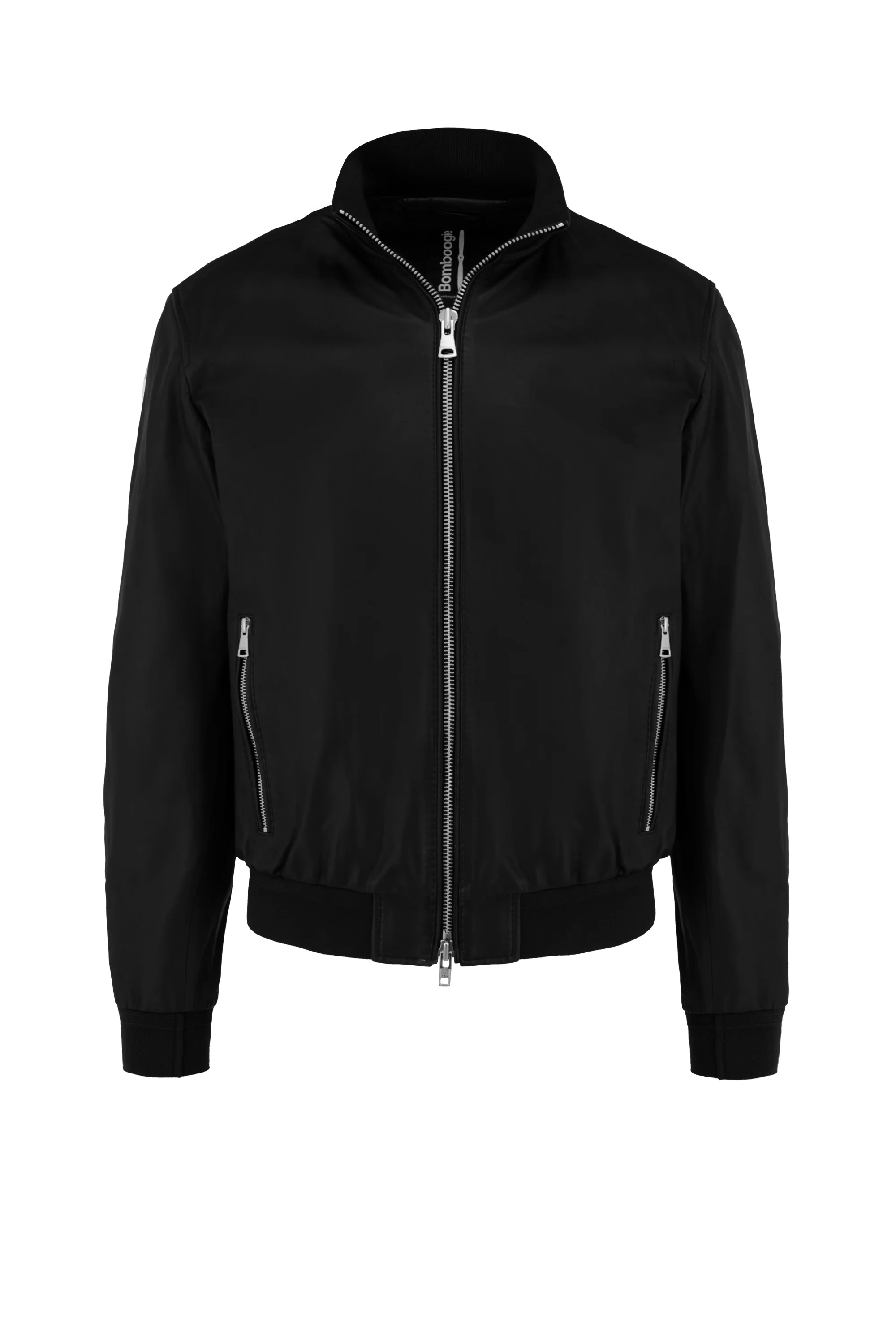 Bomber in pelle dalla ceratura opaca - Image 5