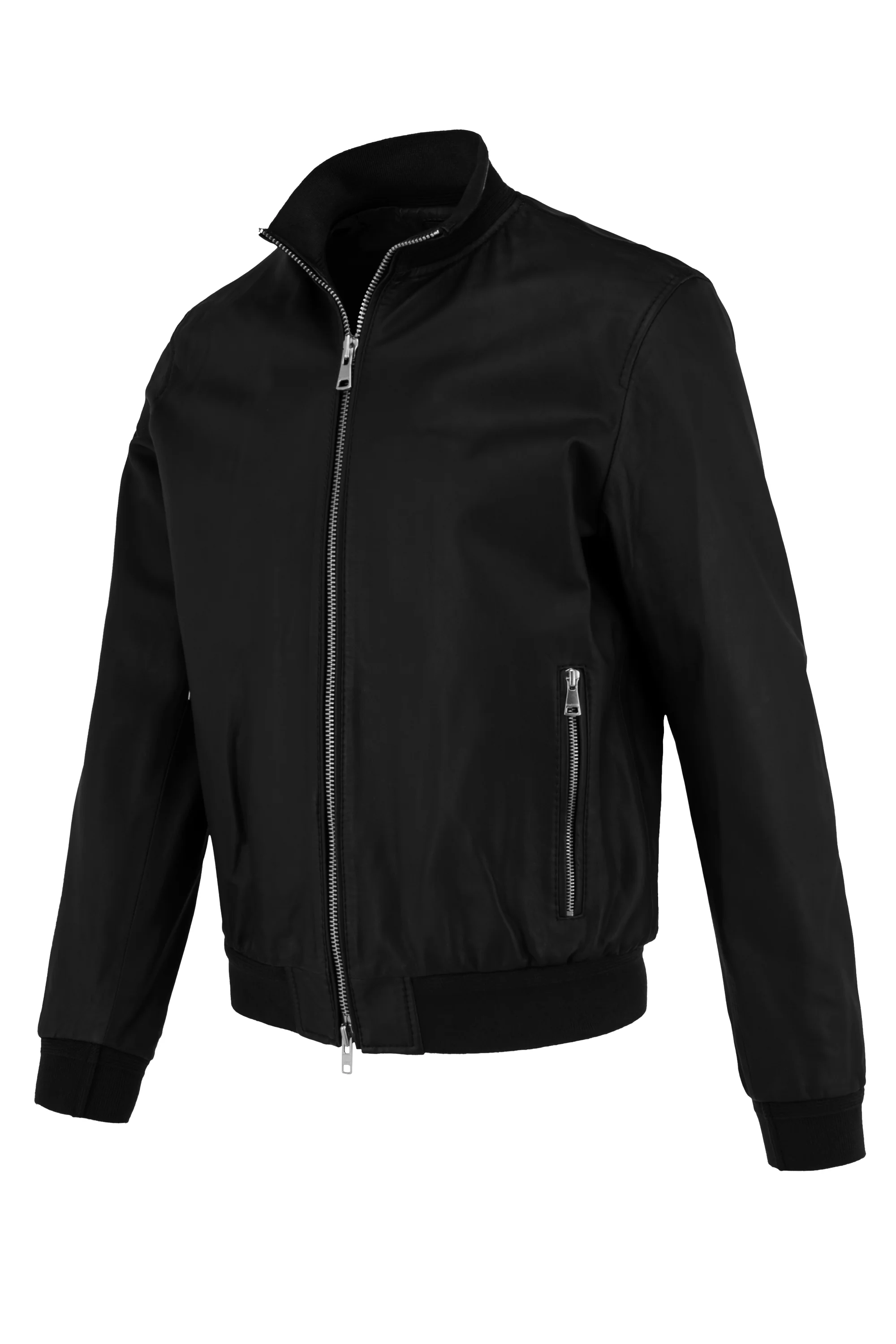Bomber in pelle dalla ceratura opaca - Image 6