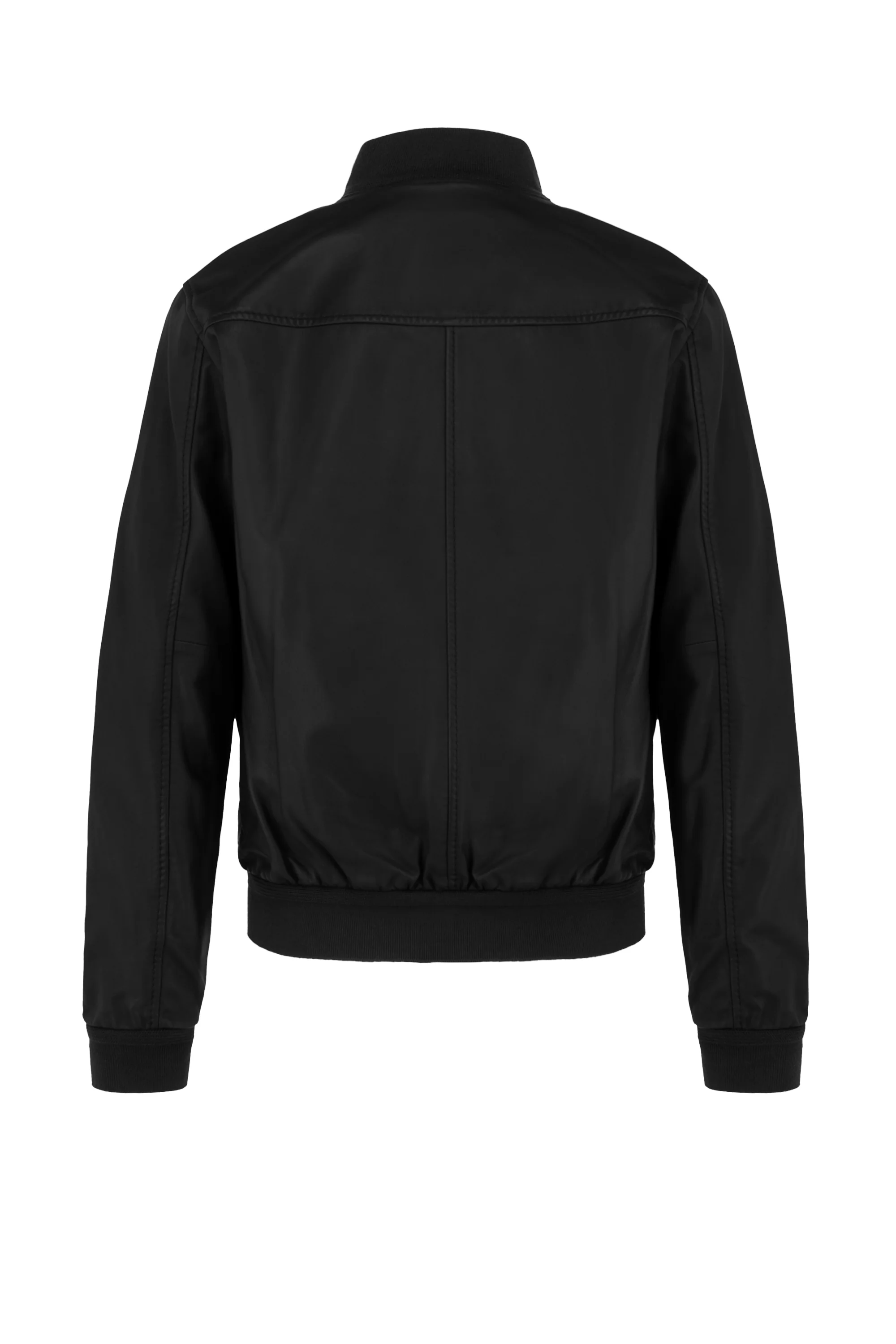 Bomber in pelle dalla ceratura opaca - Image 7
