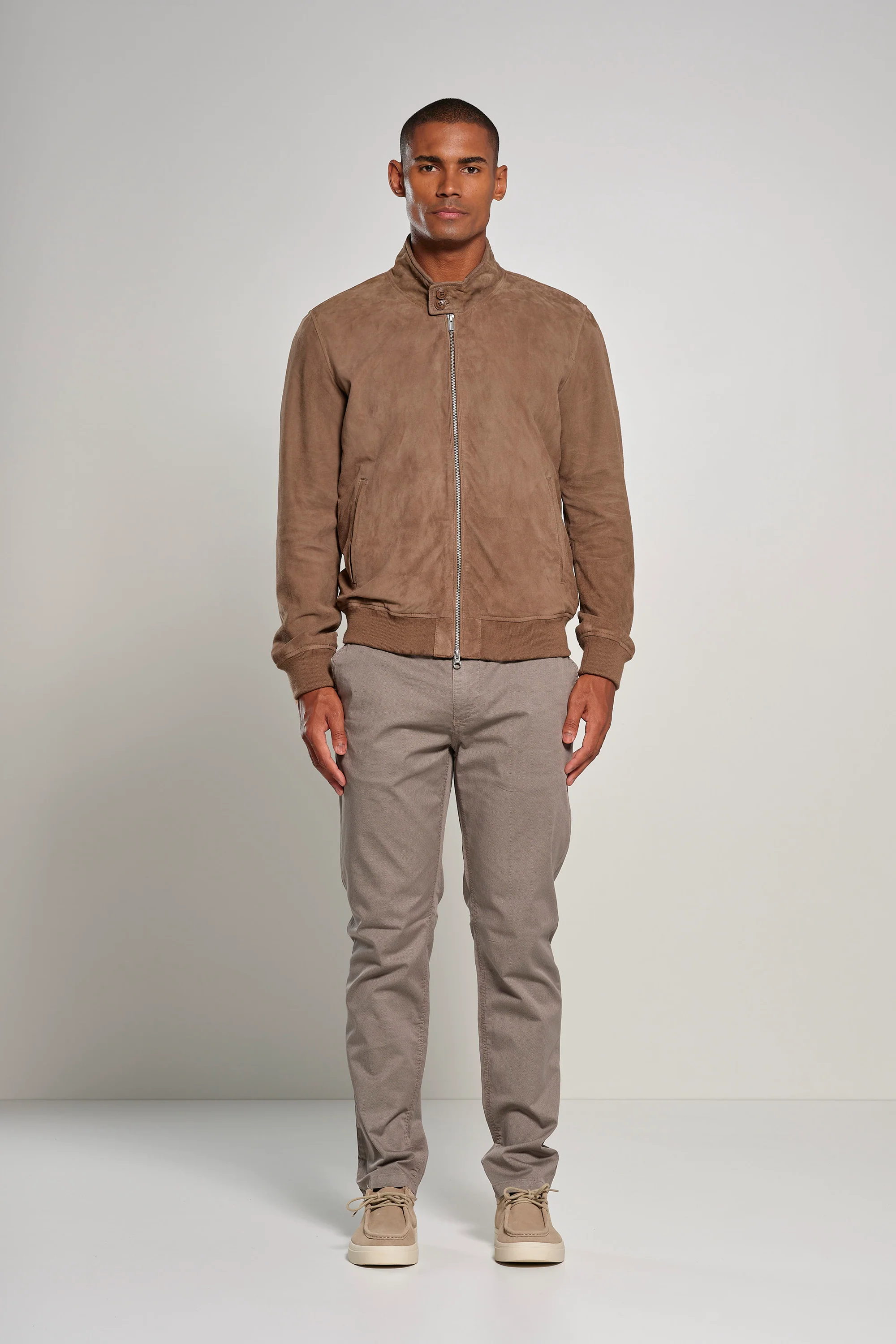 Bomber in pelle scamosciata Friz - Image 10