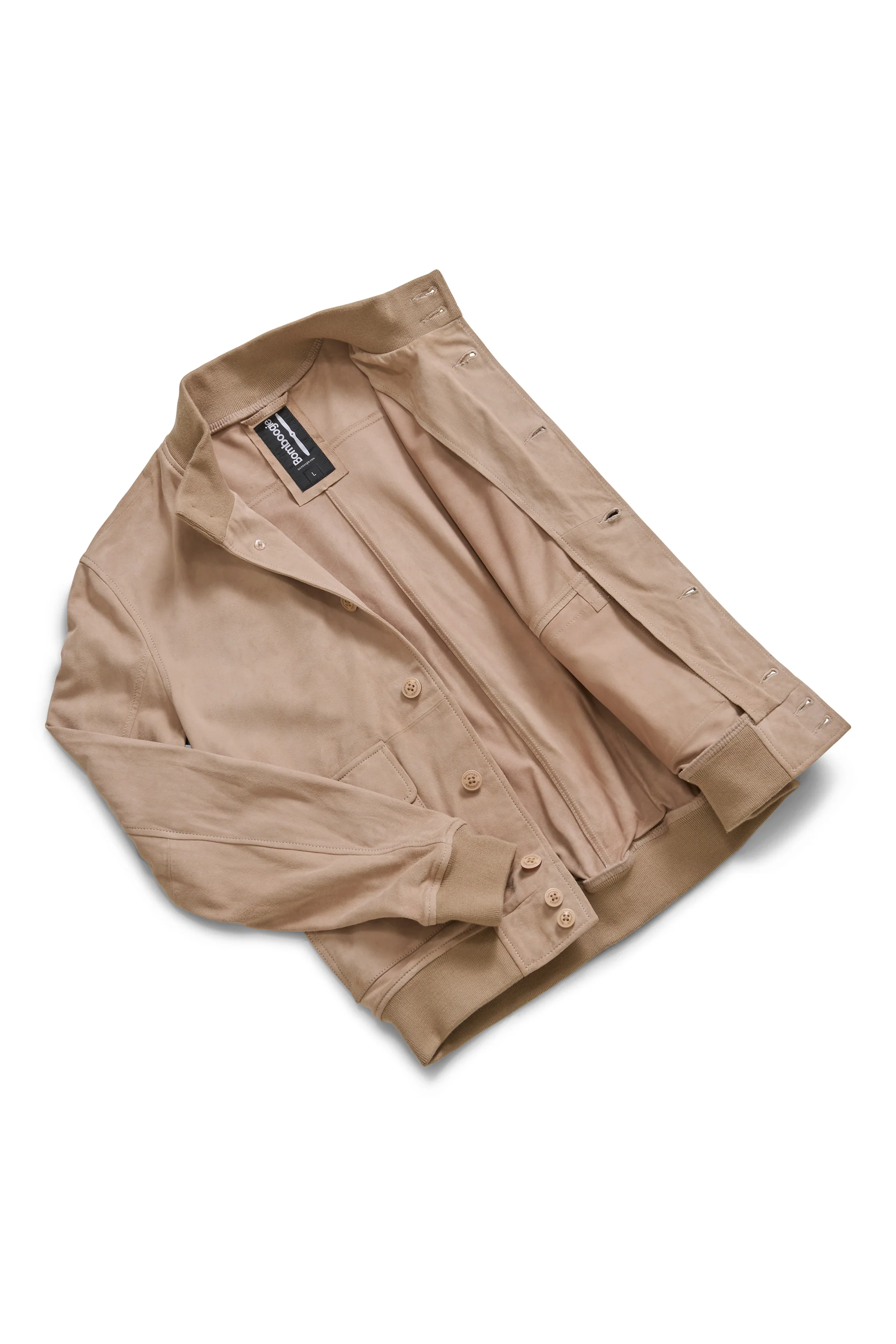 Bomber in Pelle Scamosciata Walt - Image 10