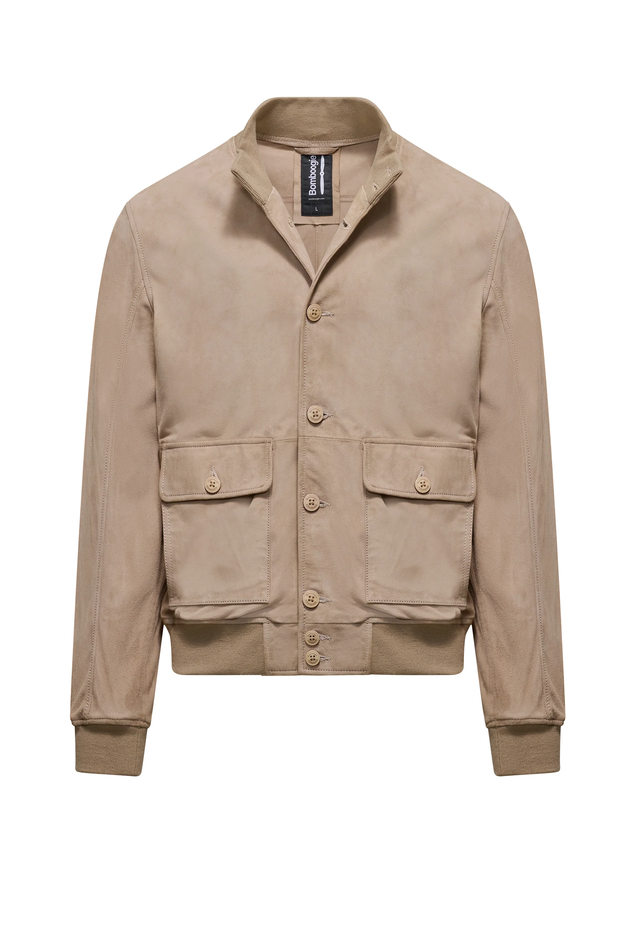 Bomber in Pelle Scamosciata Walt - Image 19