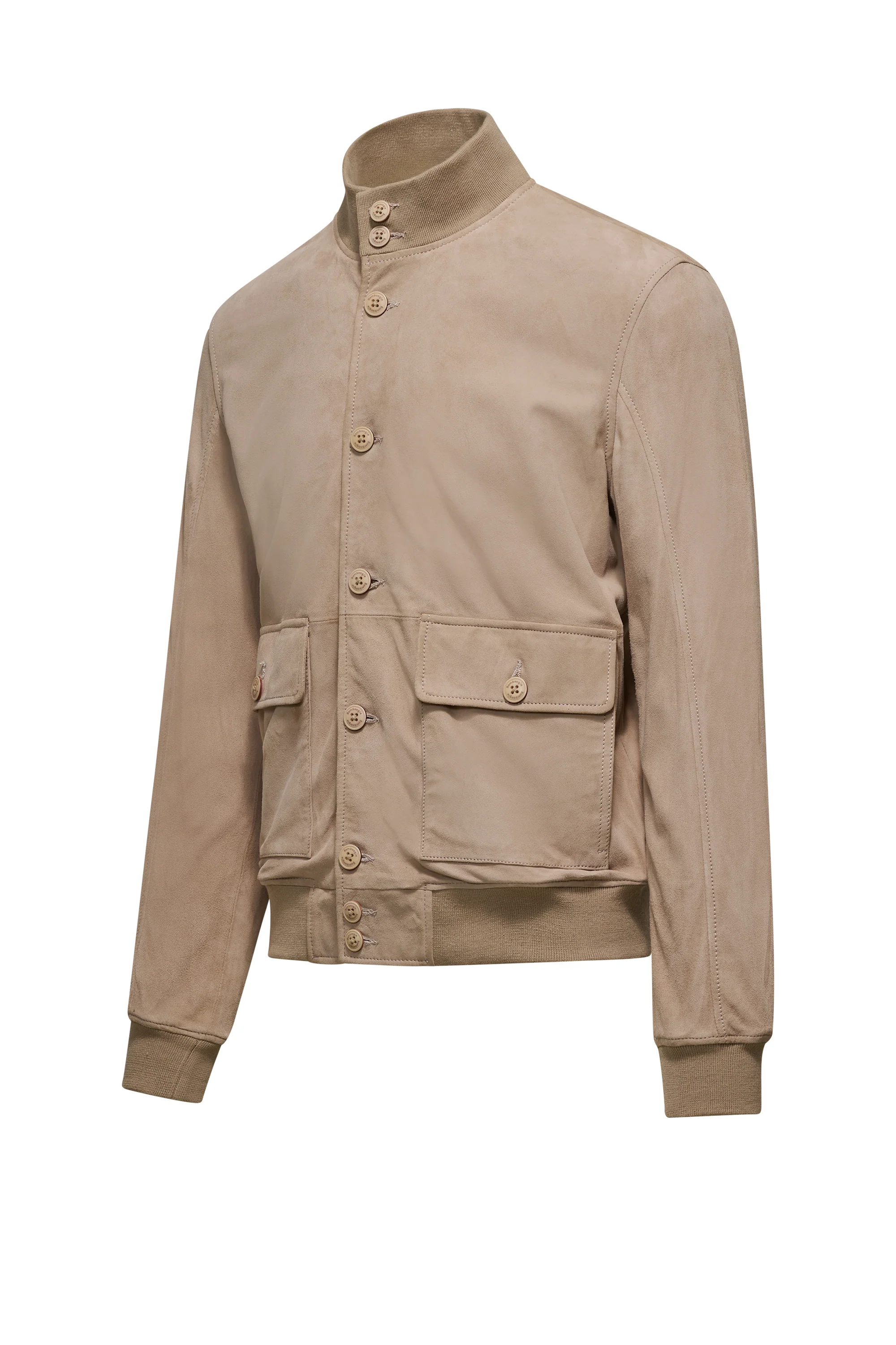 Bomber in Pelle Scamosciata Walt - Image 20
