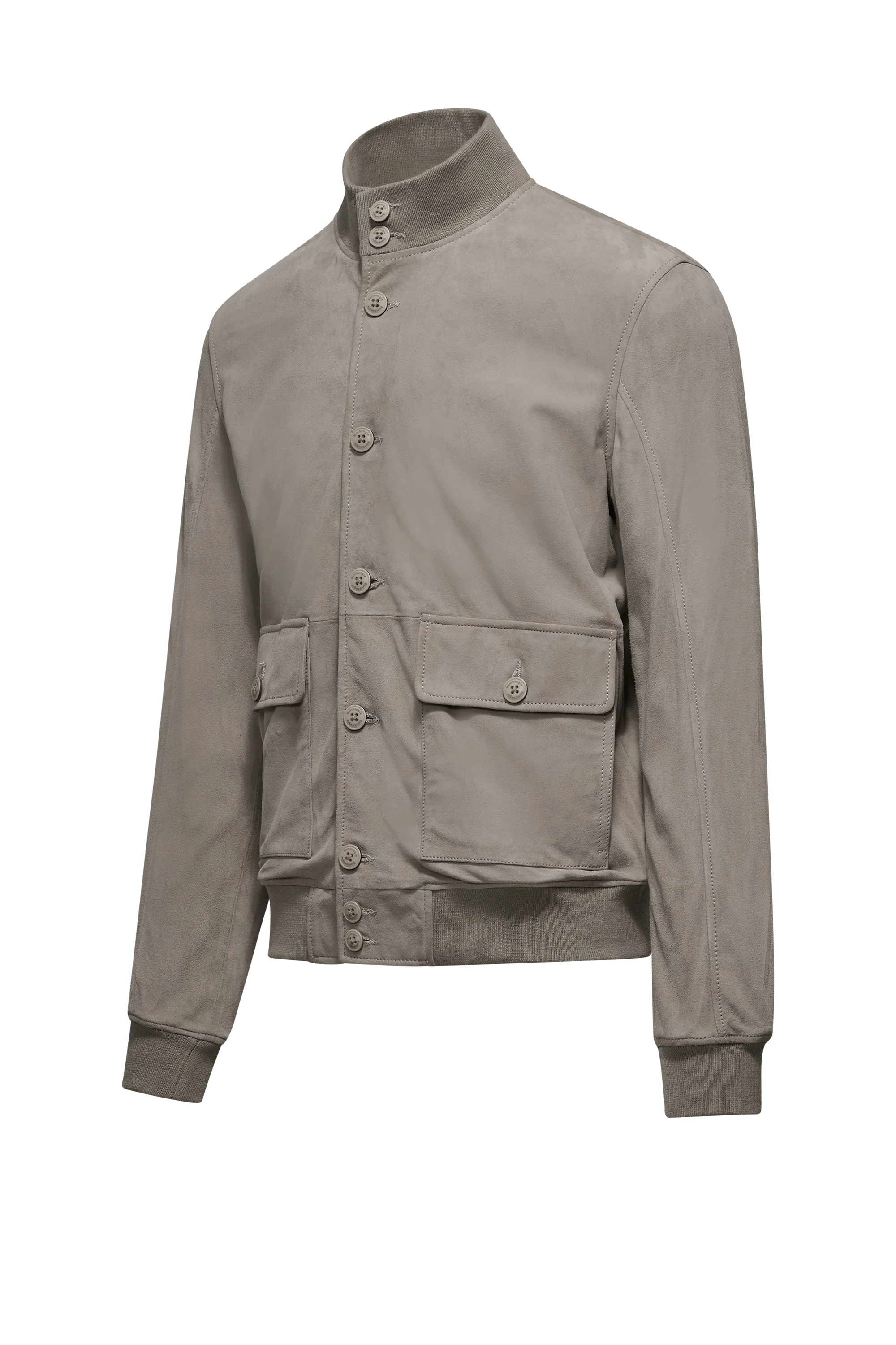 Bomber in Pelle Scamosciata Walt - Image 32