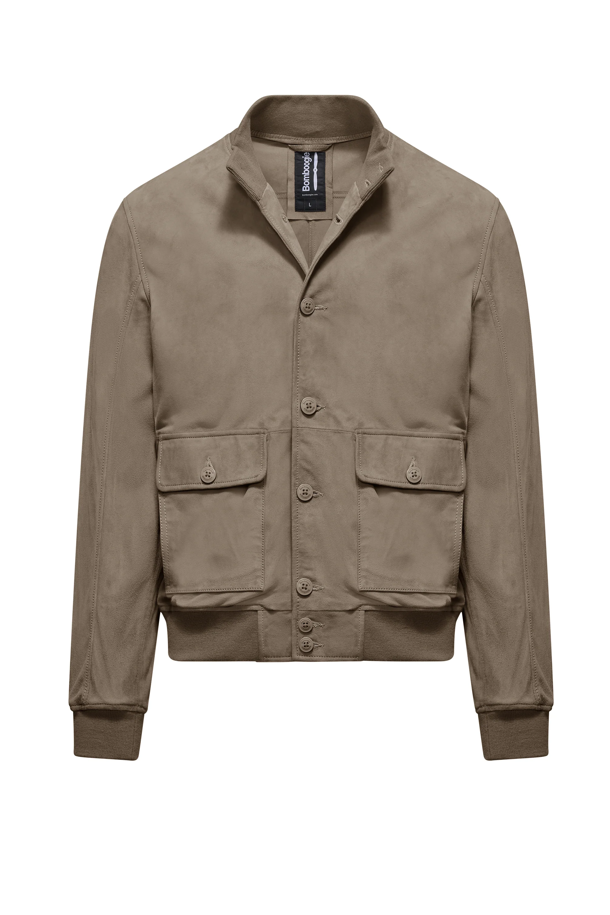 Bomber in Pelle Scamosciata Walt - Image 37
