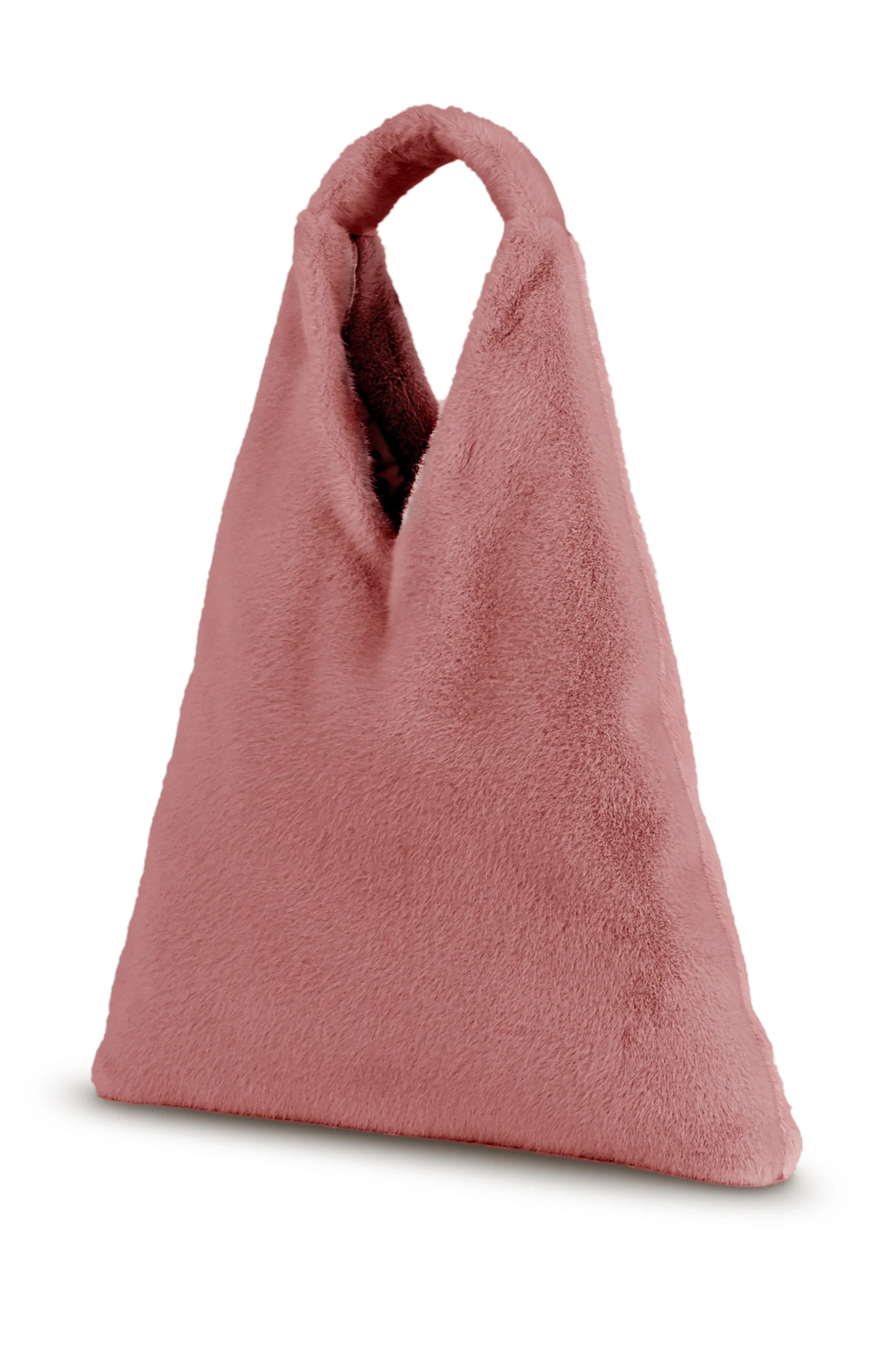 Borsa a trapezio in pelliccia effetto lapin - Image 16