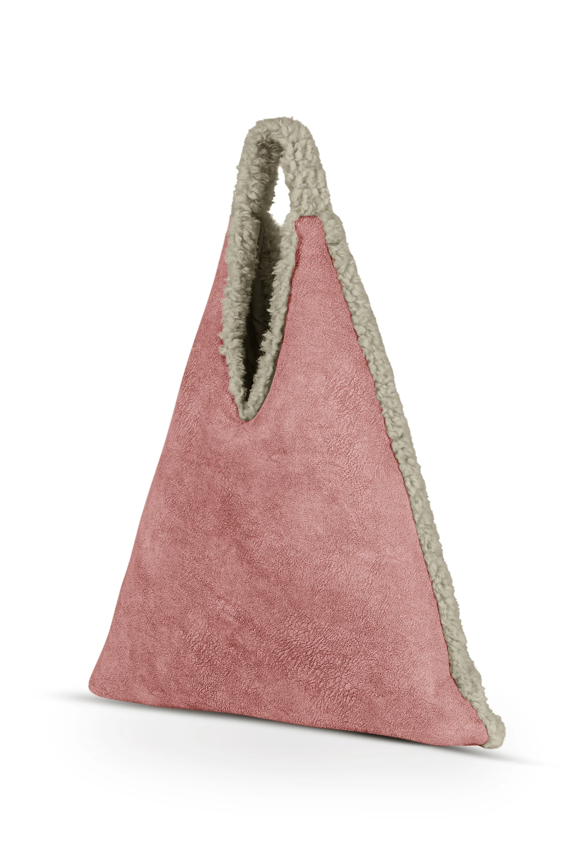 Borsa a trapezio in tessuto scamosciato - Image 22