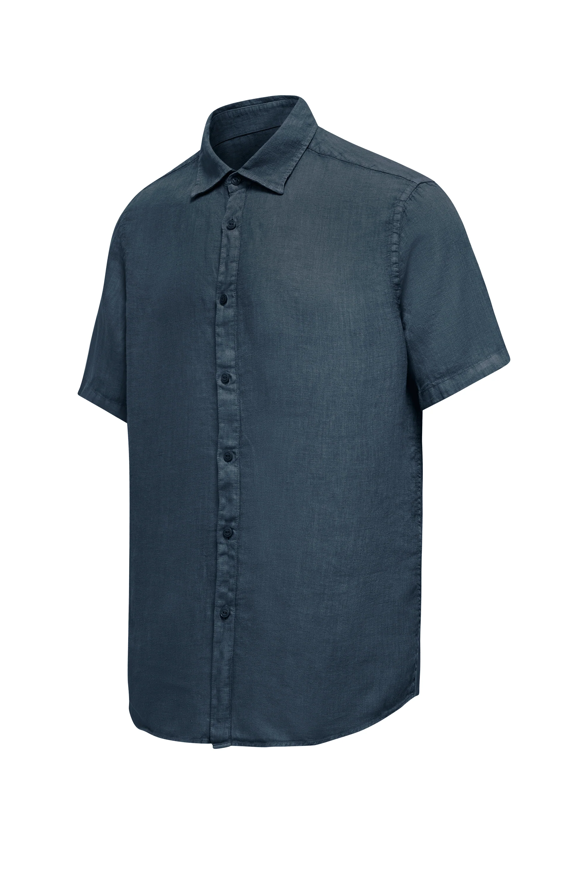 Camicia regular fit in lino - Image 14