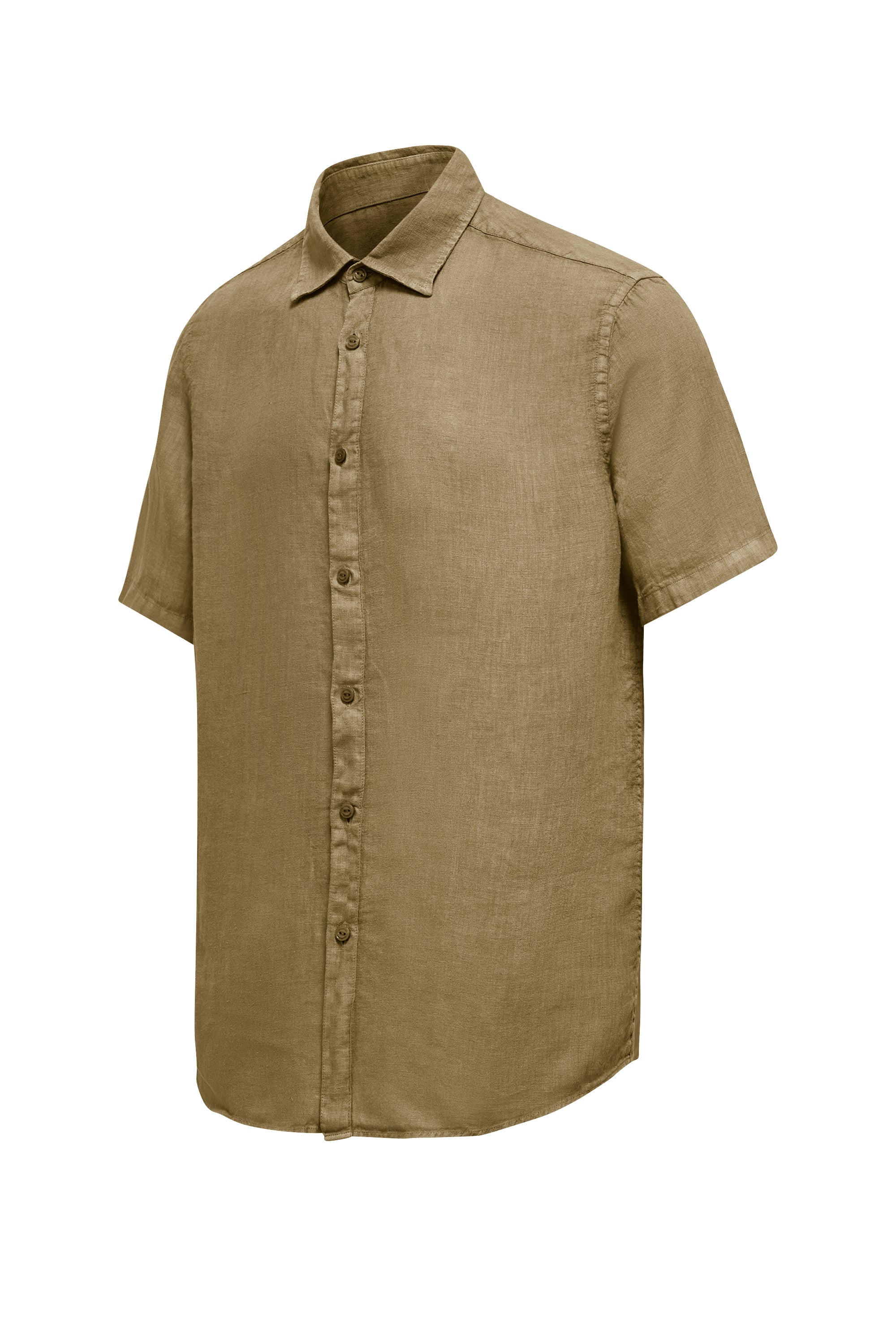 Camicia regular fit in lino - Image 18