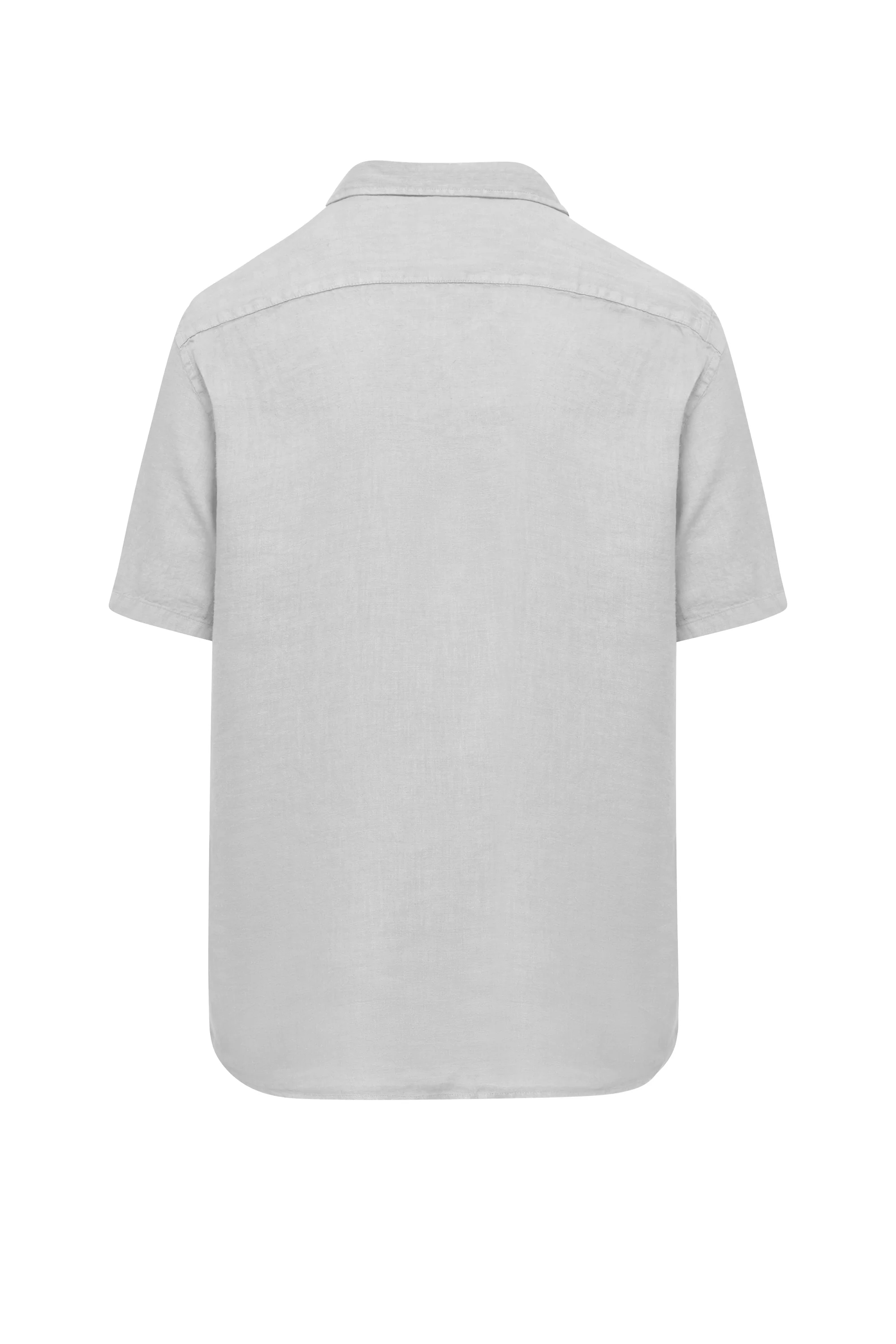 Camicia regular fit in lino - Image 3