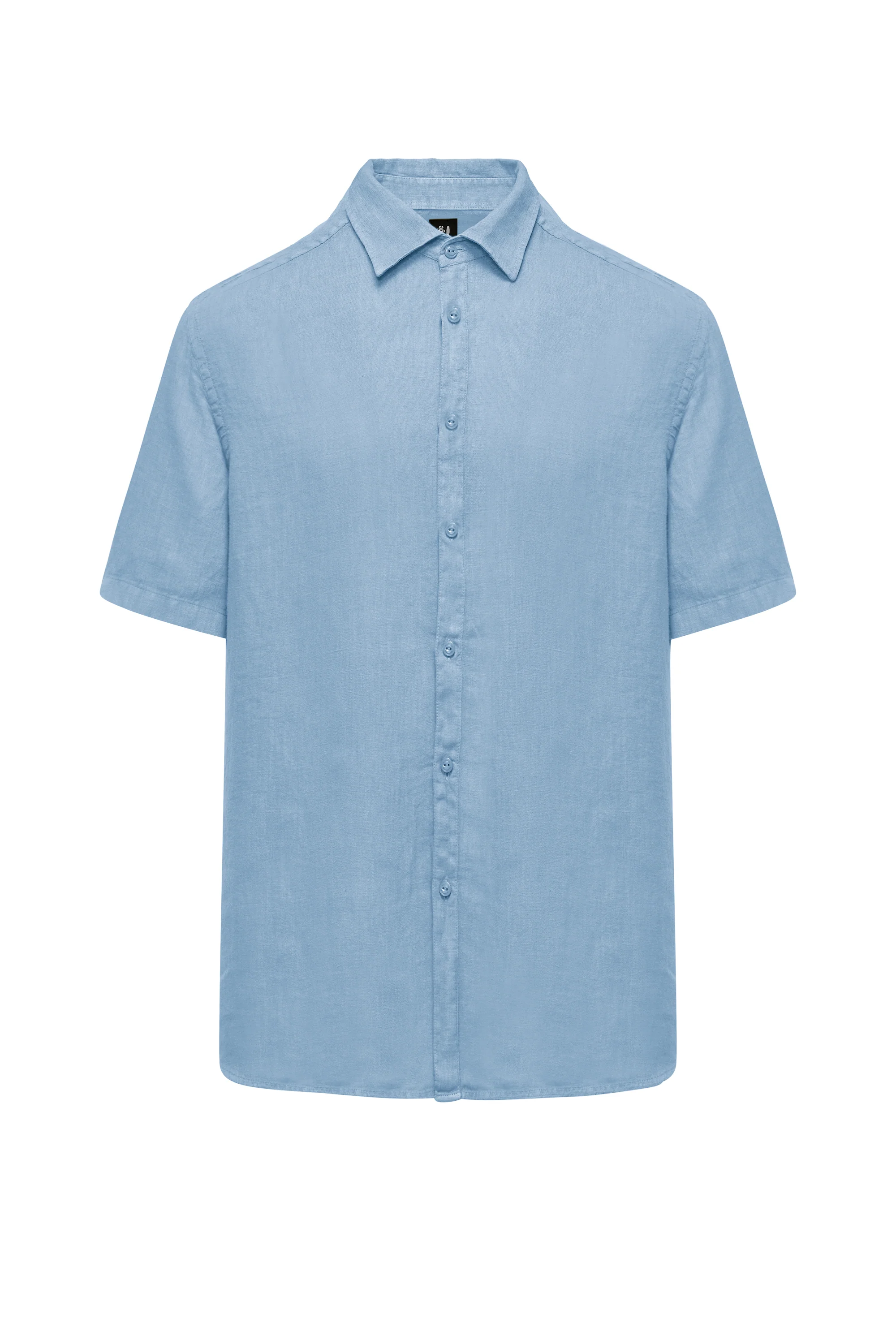 Camicia regular fit in lino - Image 9