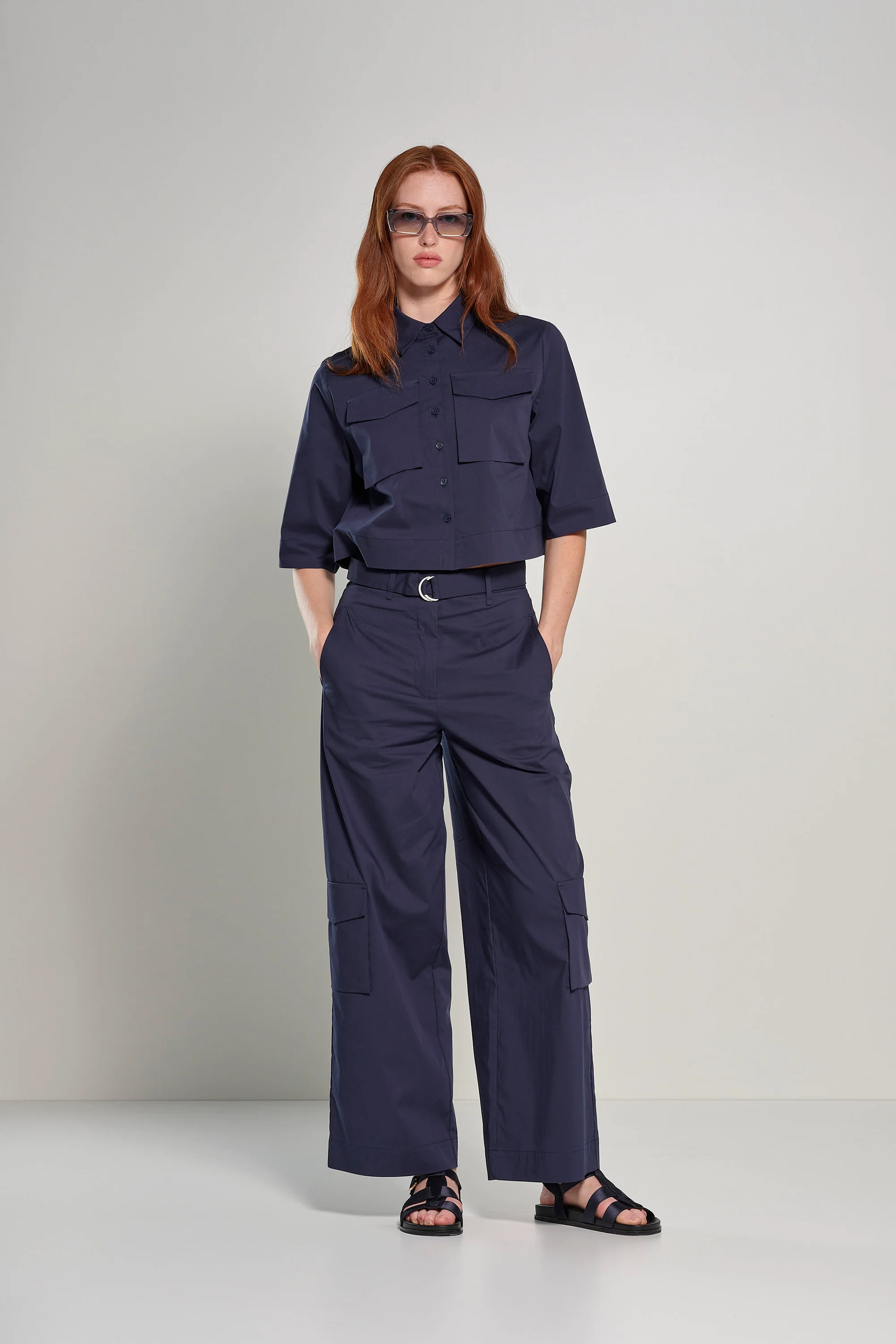 Camicia con tasche a toppa - Image 29