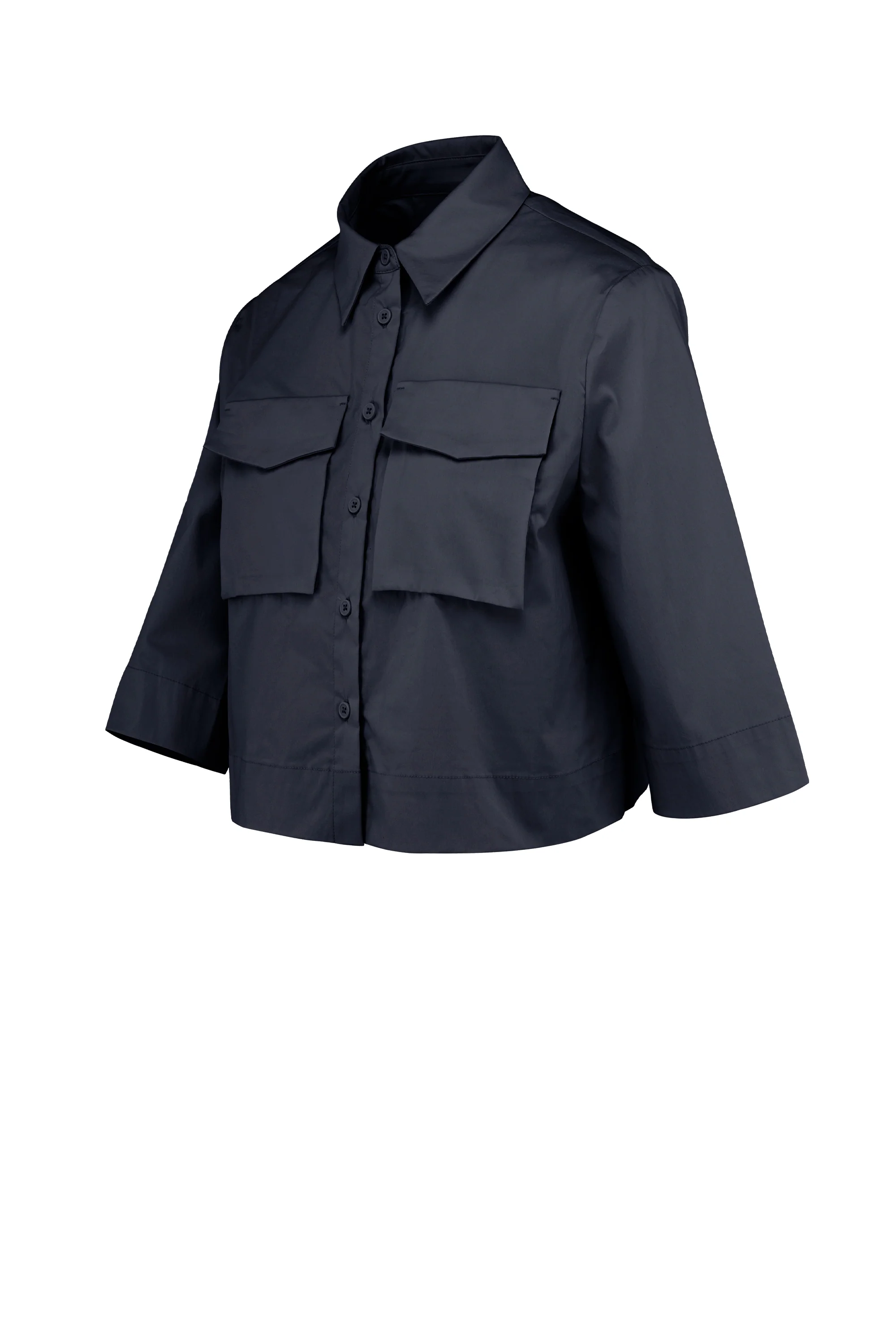 Camicia con tasche a toppa - Image 2