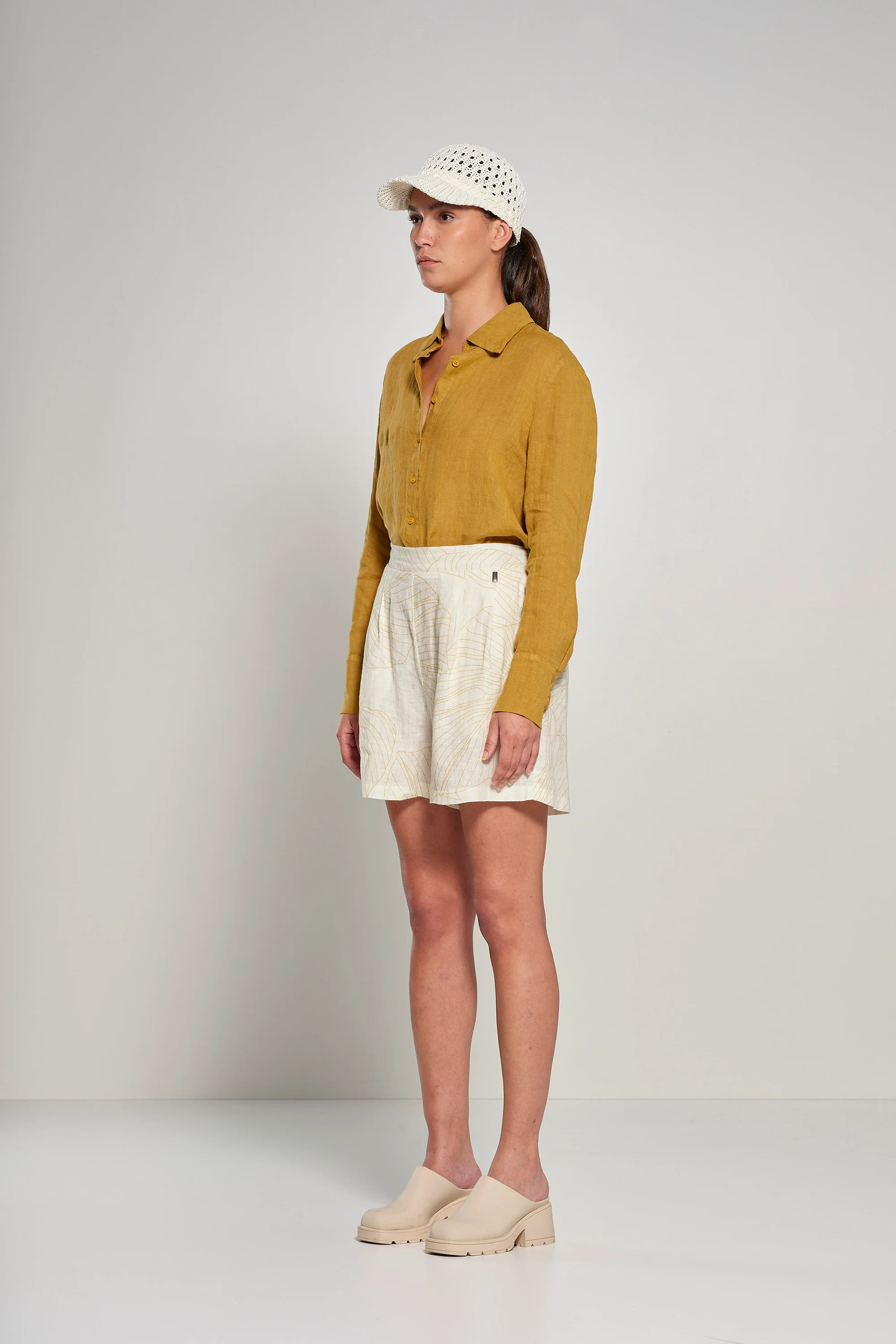 Camicia in Lino con Colletto - Image 24
