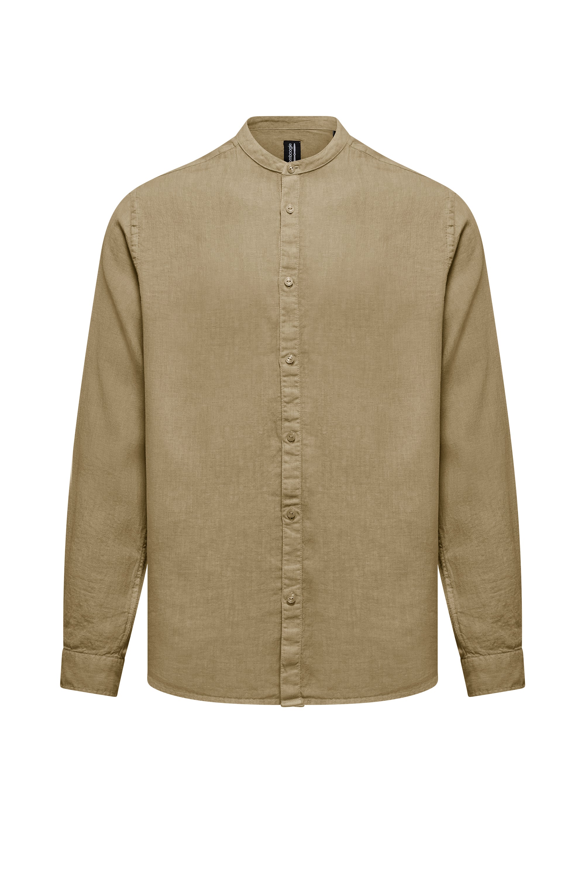 Camicia regular fit in lino fiammato - Image 25