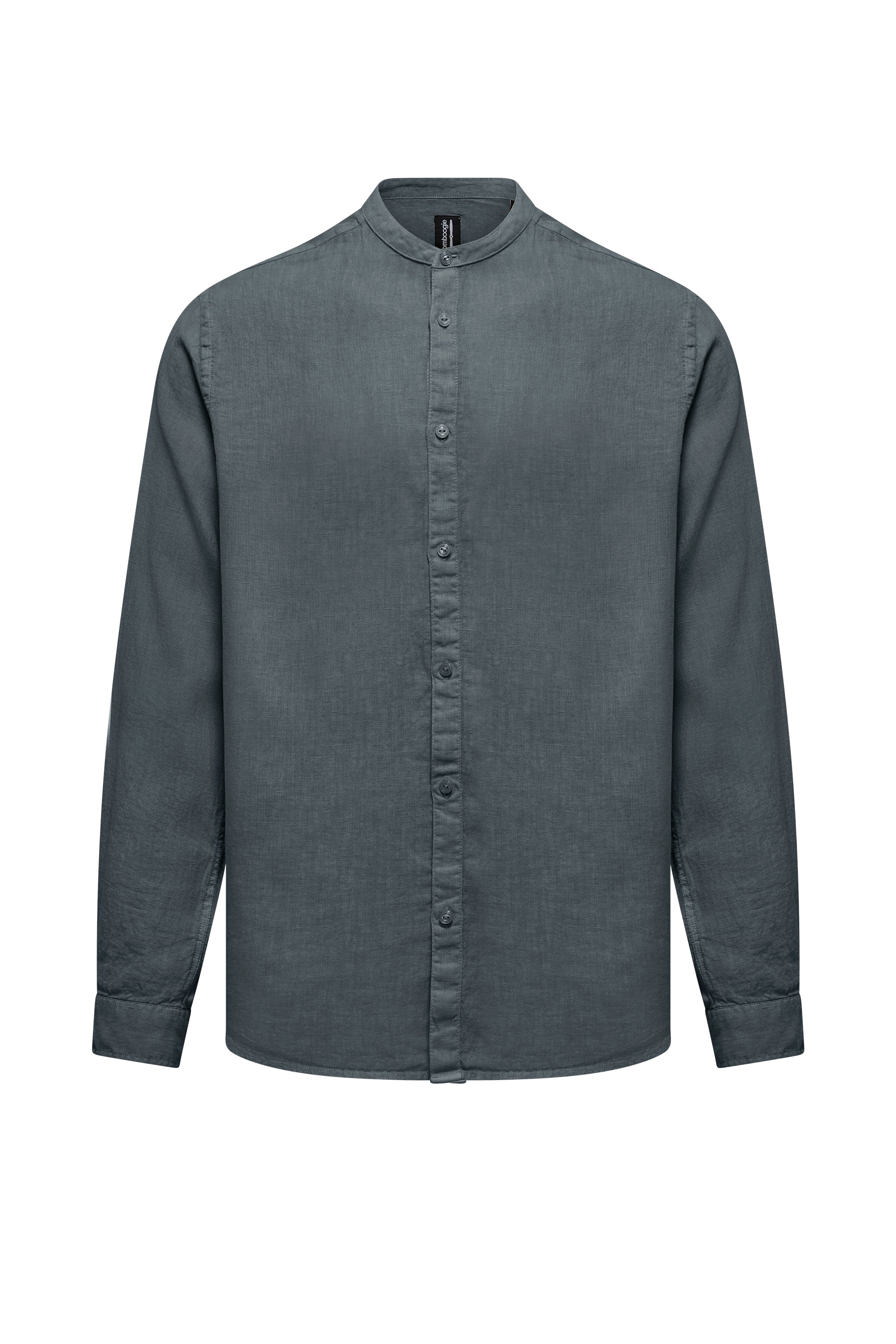 Camicia regular fit in lino fiammato - Image 29