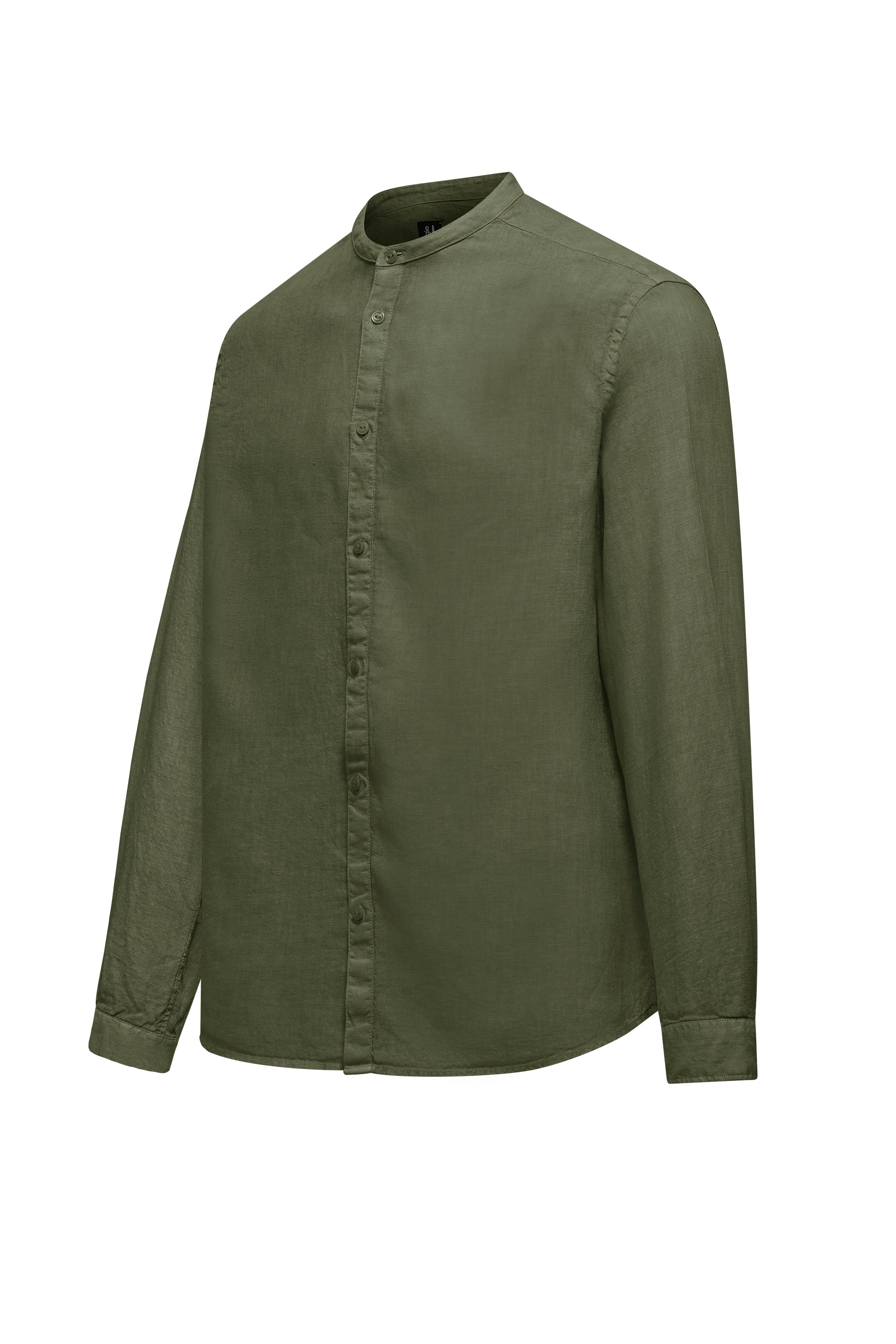 Camicia regular fit in lino fiammato - Image 81