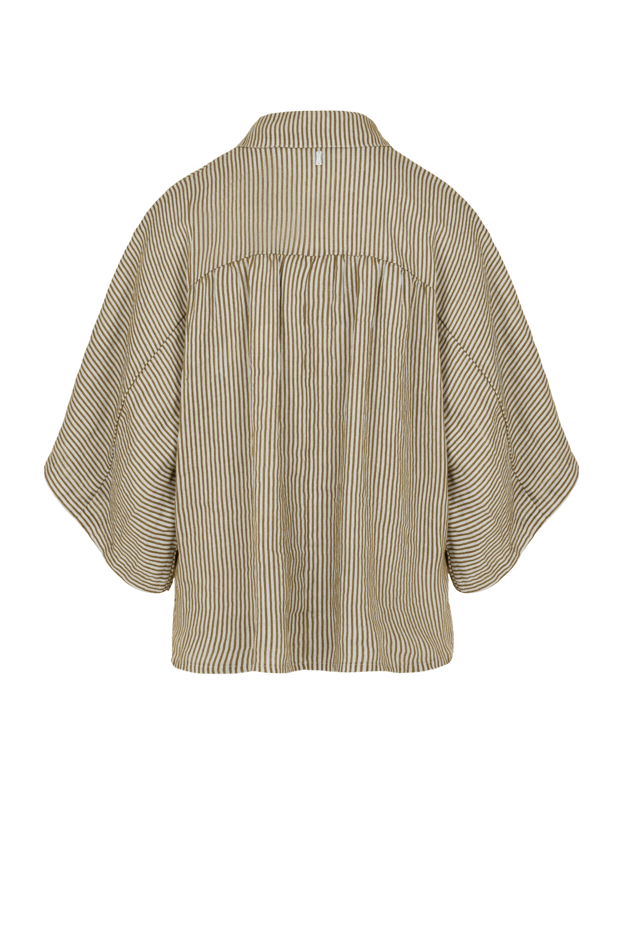 Camicia regular fit in lino - Image 5