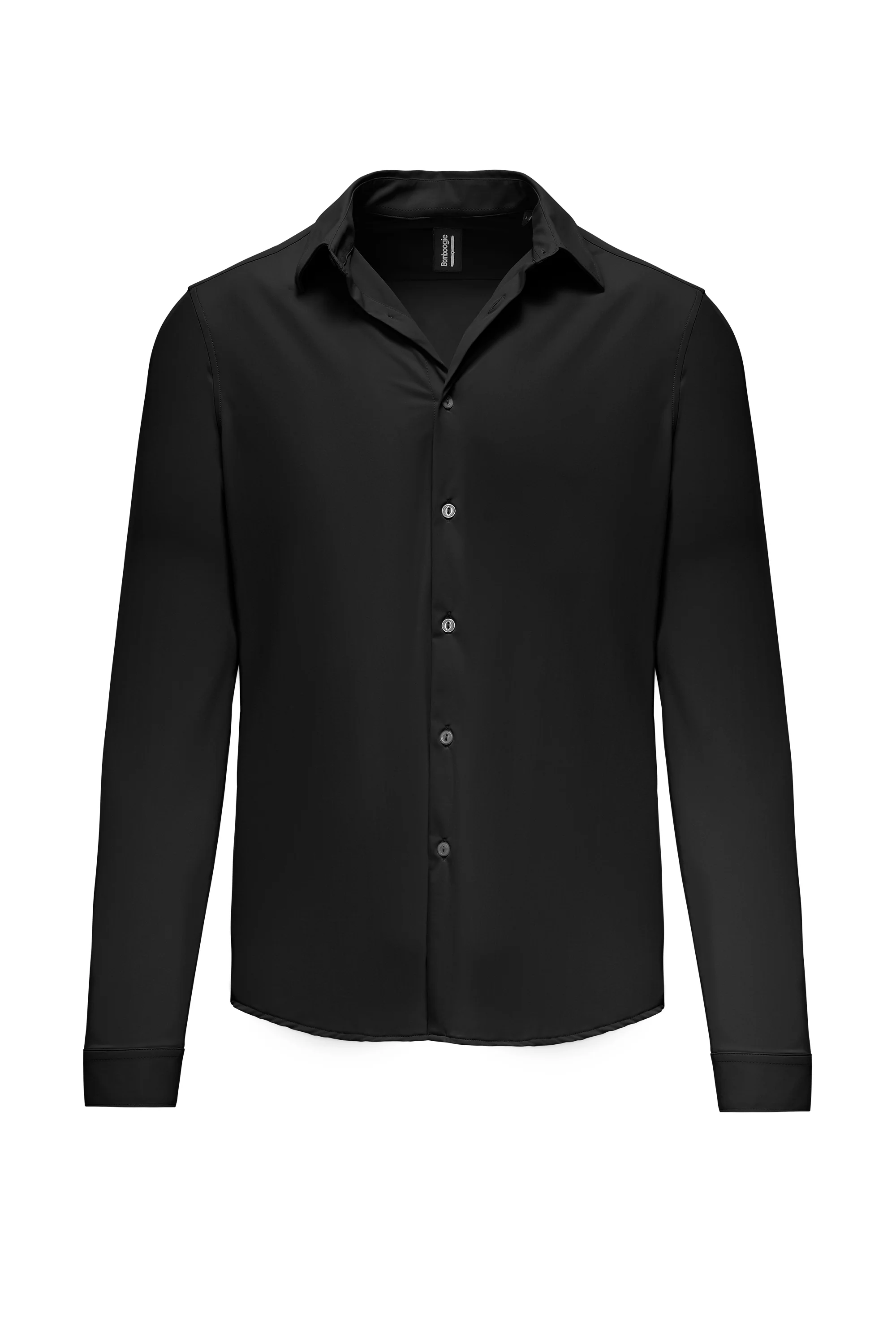 Camicia slim fit in tessuto stretch - Image 12