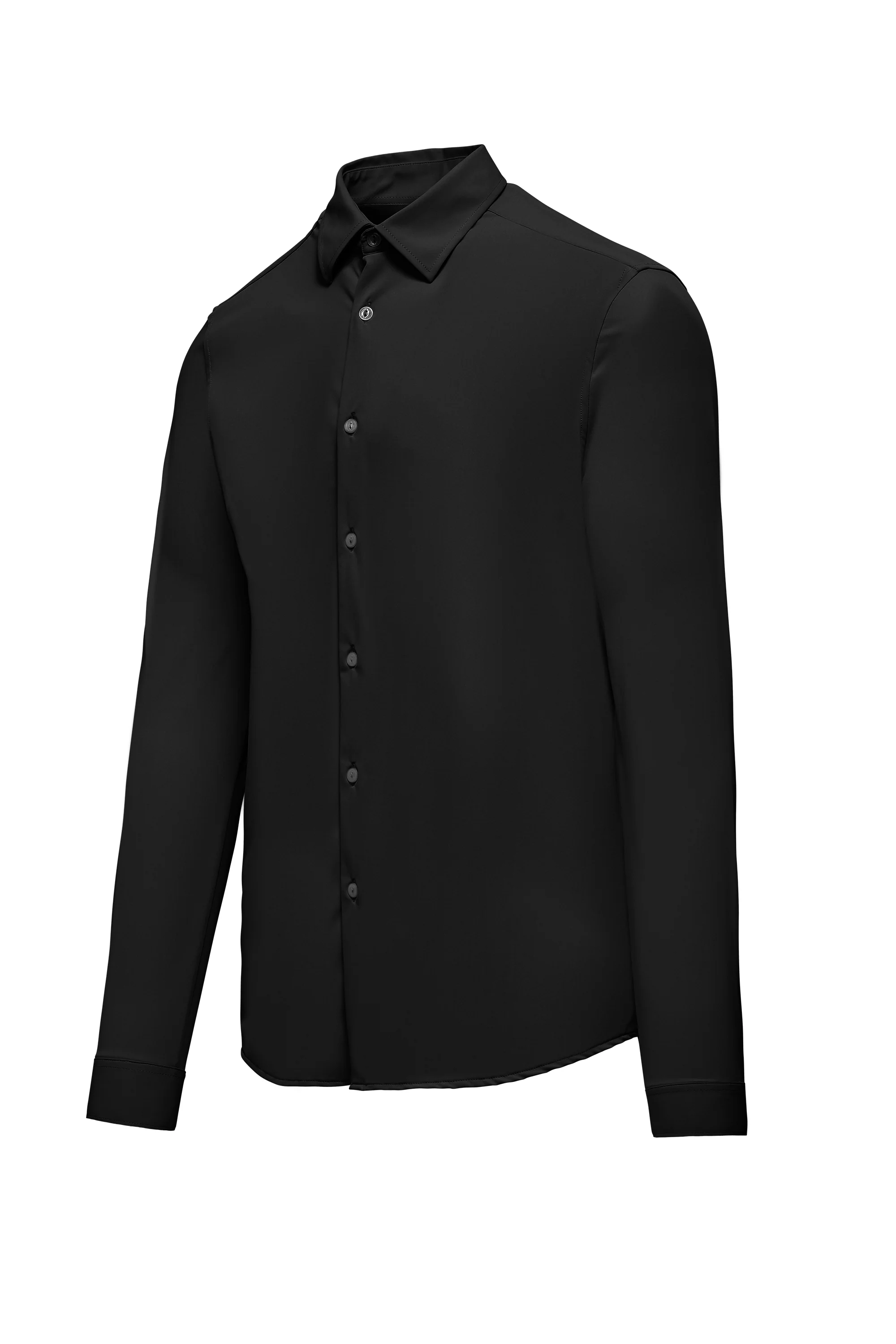 Camicia slim fit in tessuto stretch - Image 13