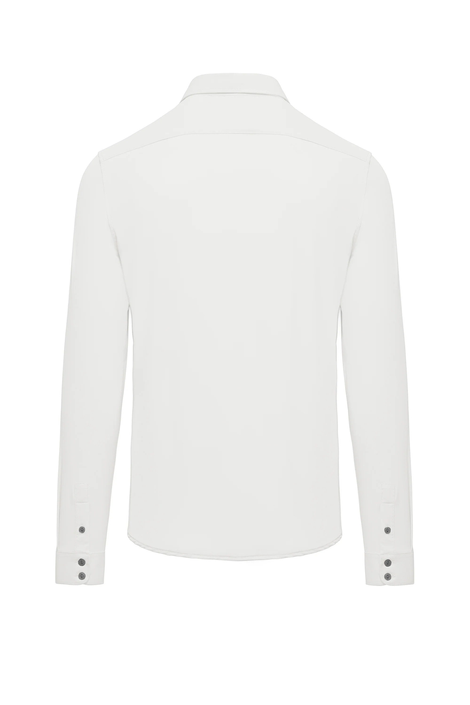 Camicia slim fit in tessuto stretch - Image 3