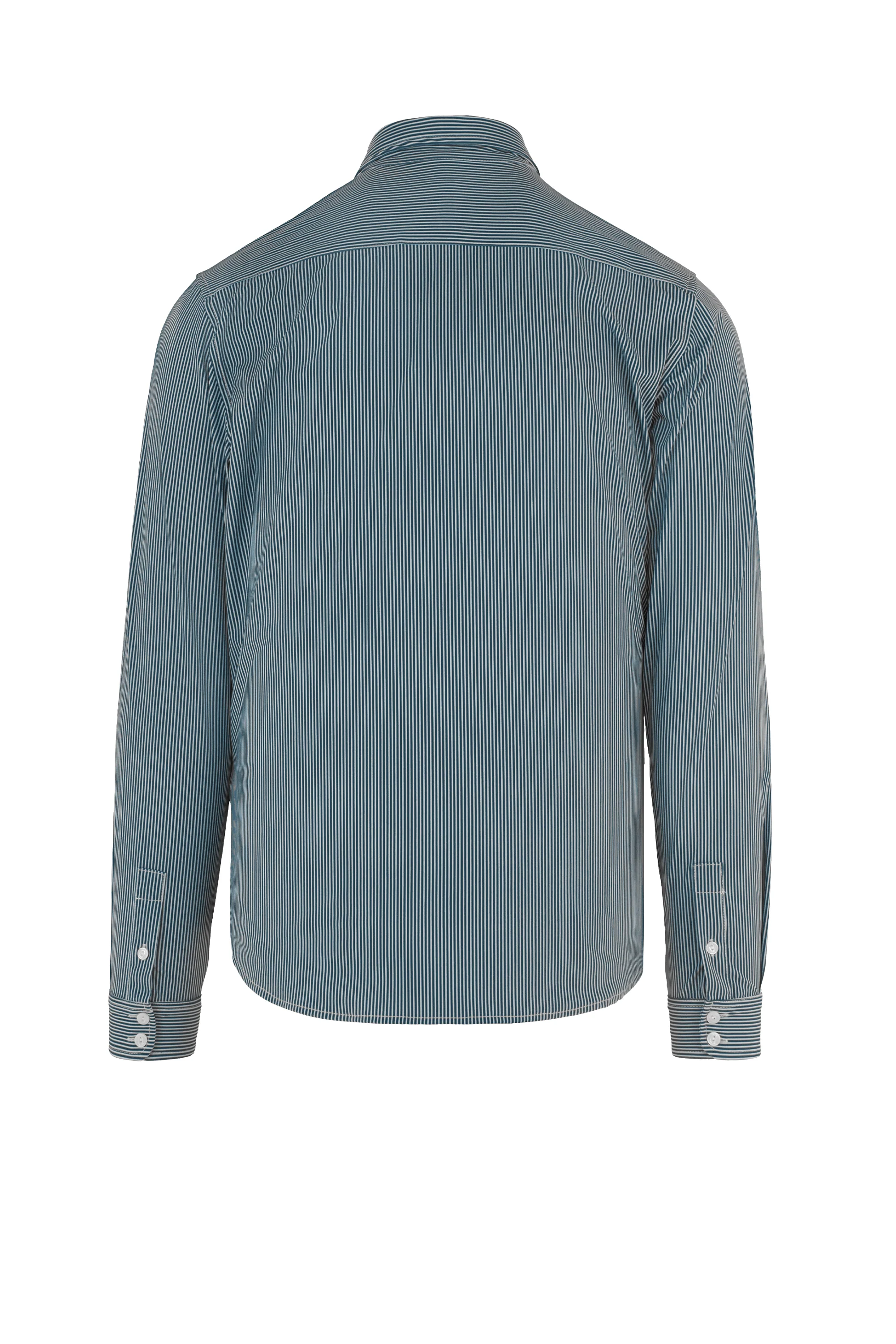 Camicia slim fit in tessuto stretch - Image 3