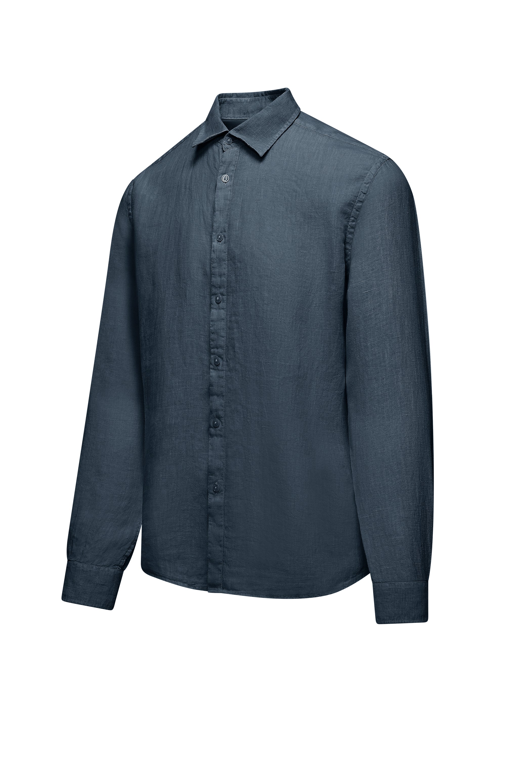 Camicia regular fit in lino - Image 11