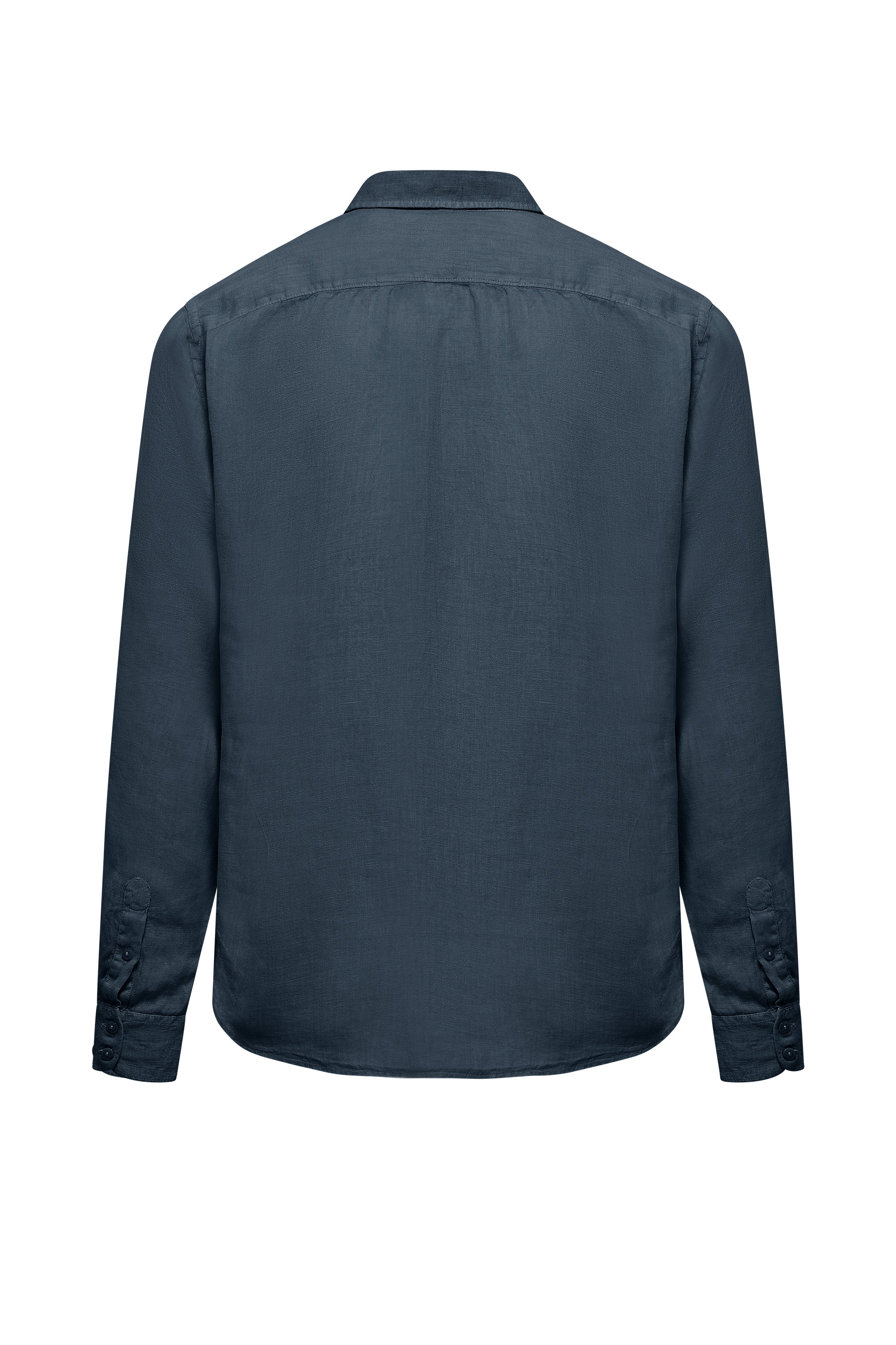 Camicia regular fit in lino - Image 12