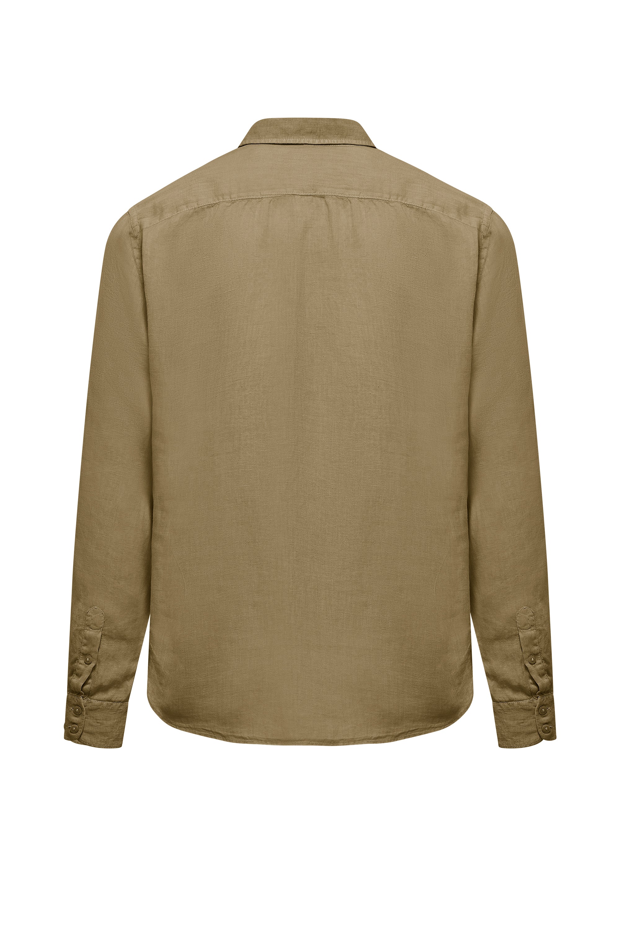Camicia regular fit in lino - Image 18