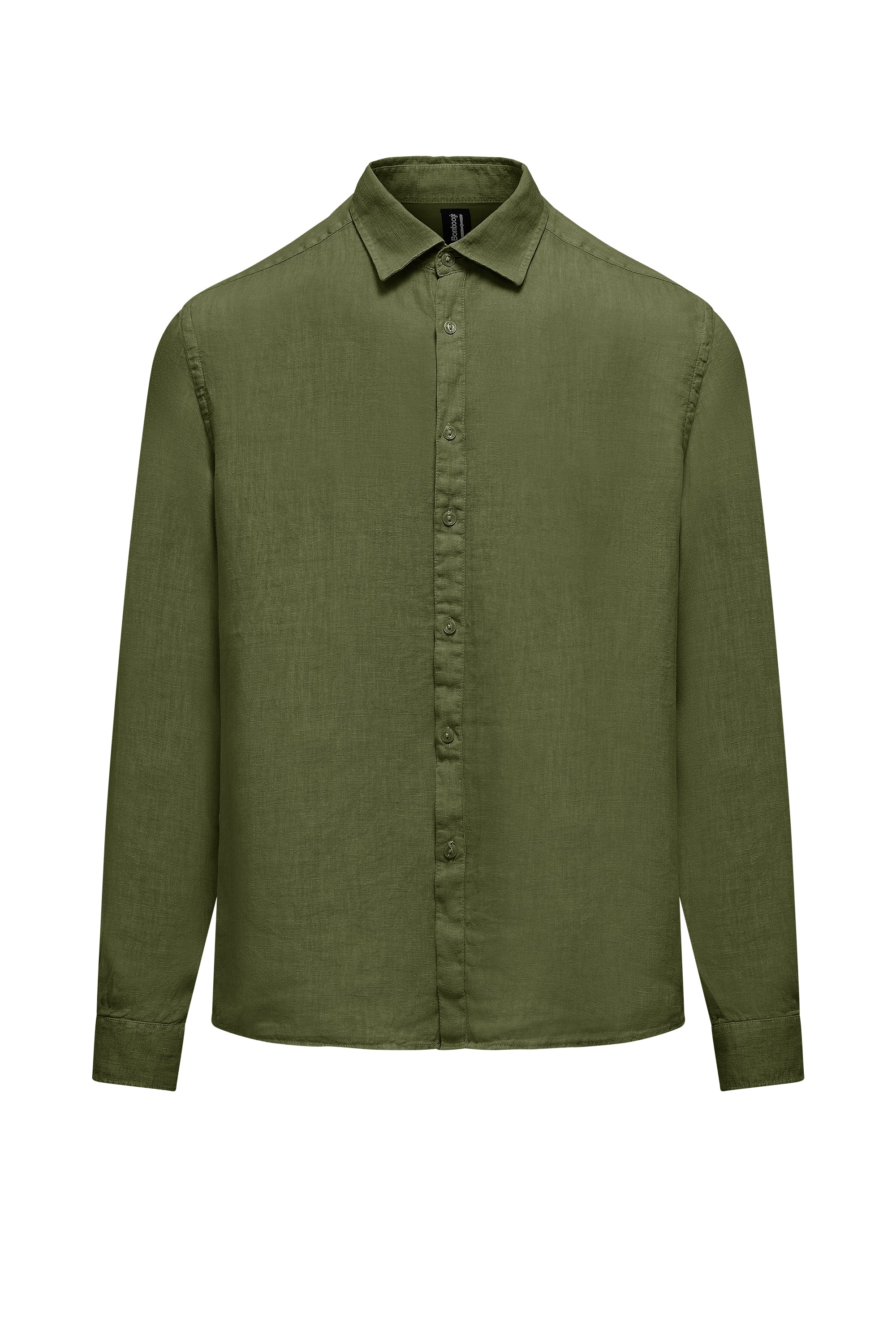 Camicia regular fit in lino - Image 22