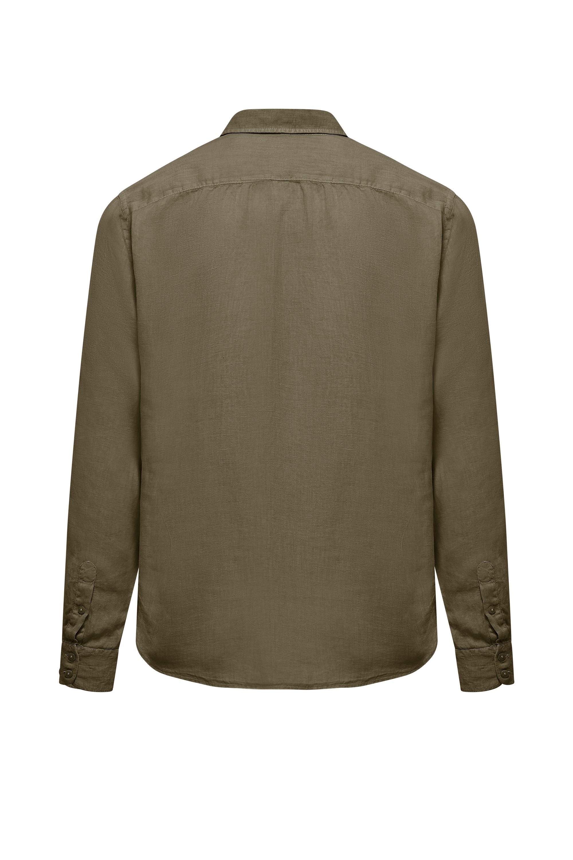 Camicia regular fit in lino - Image 27