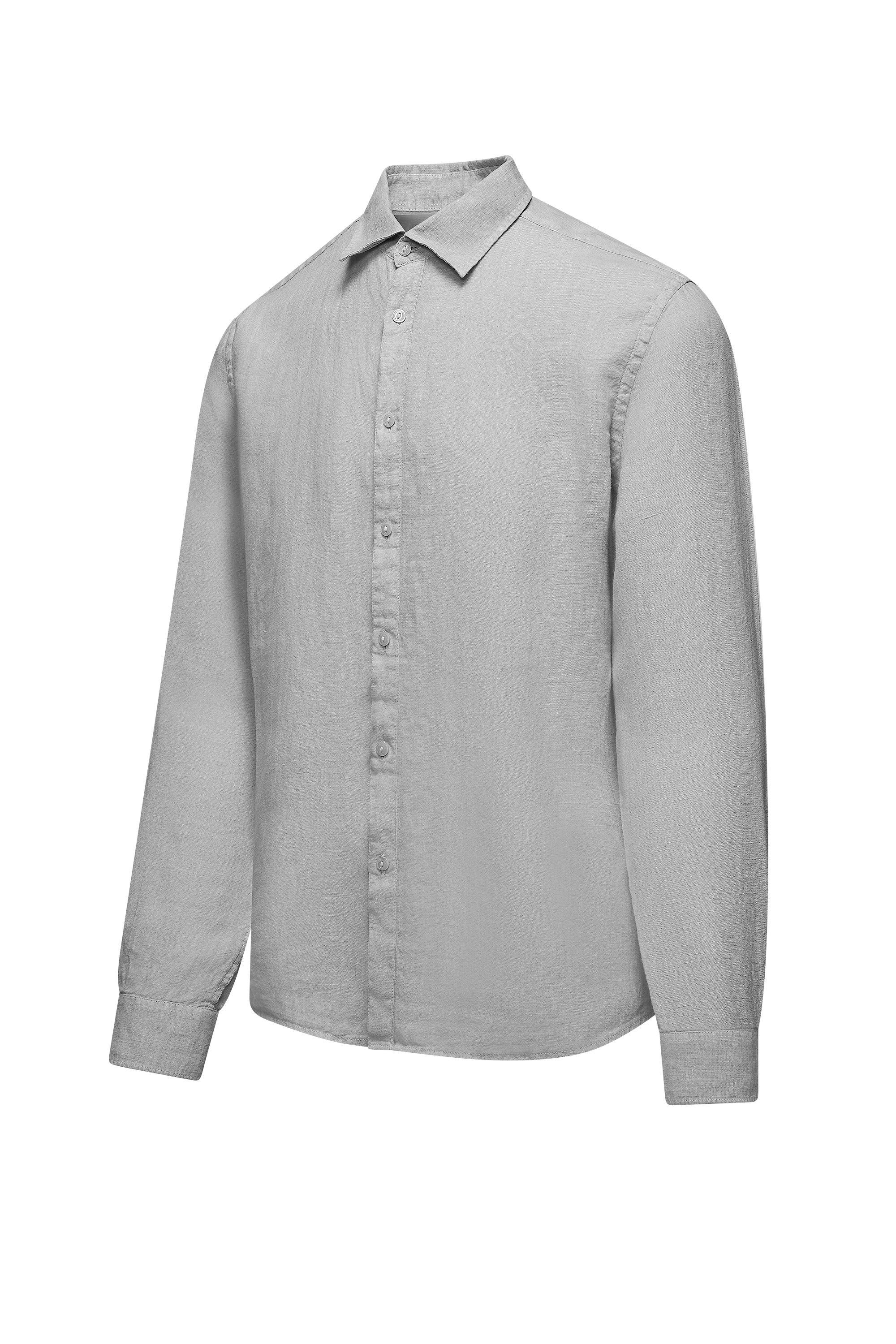 Camicia regular fit in lino - Image 29