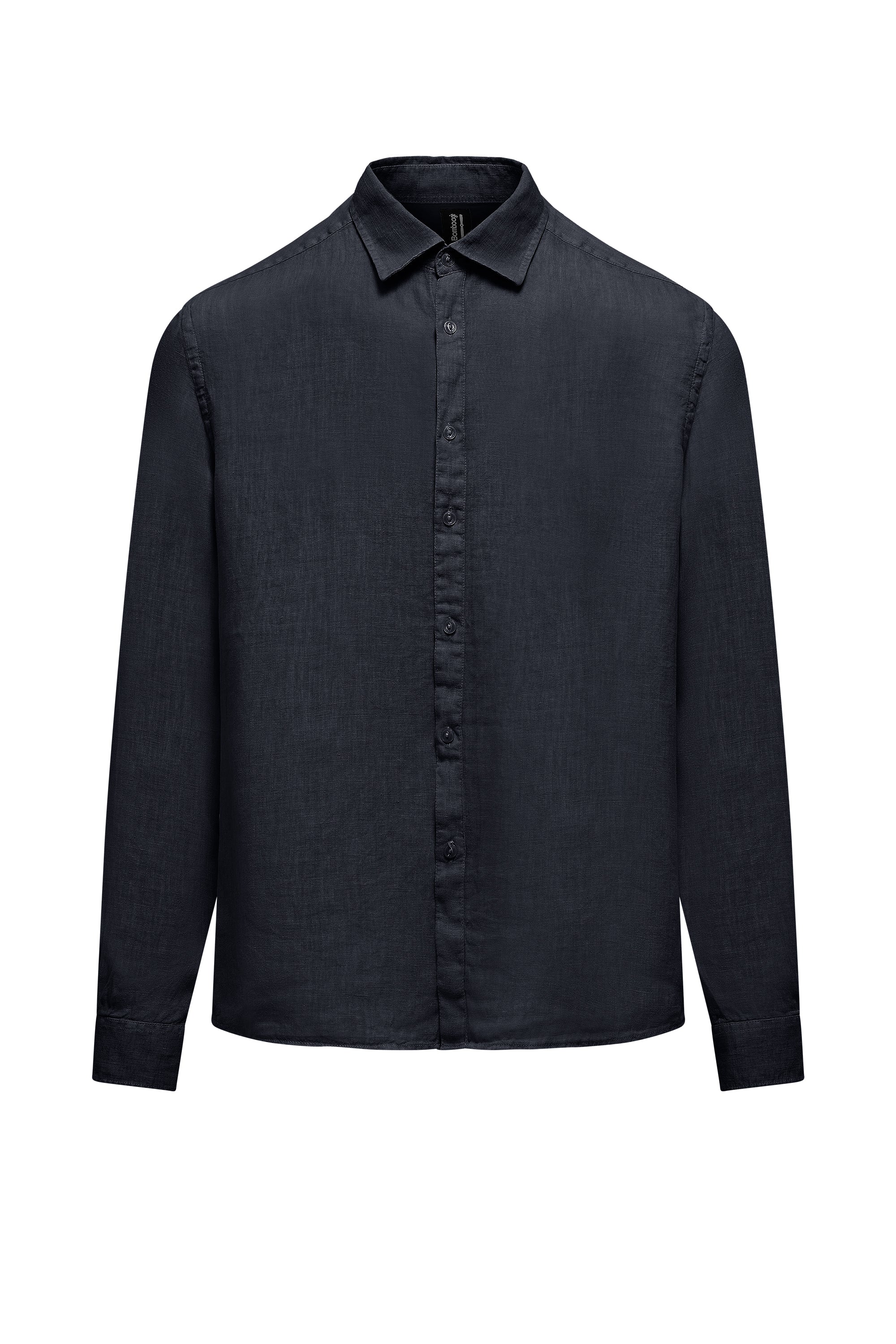 Camicia regular fit in lino - Image 4