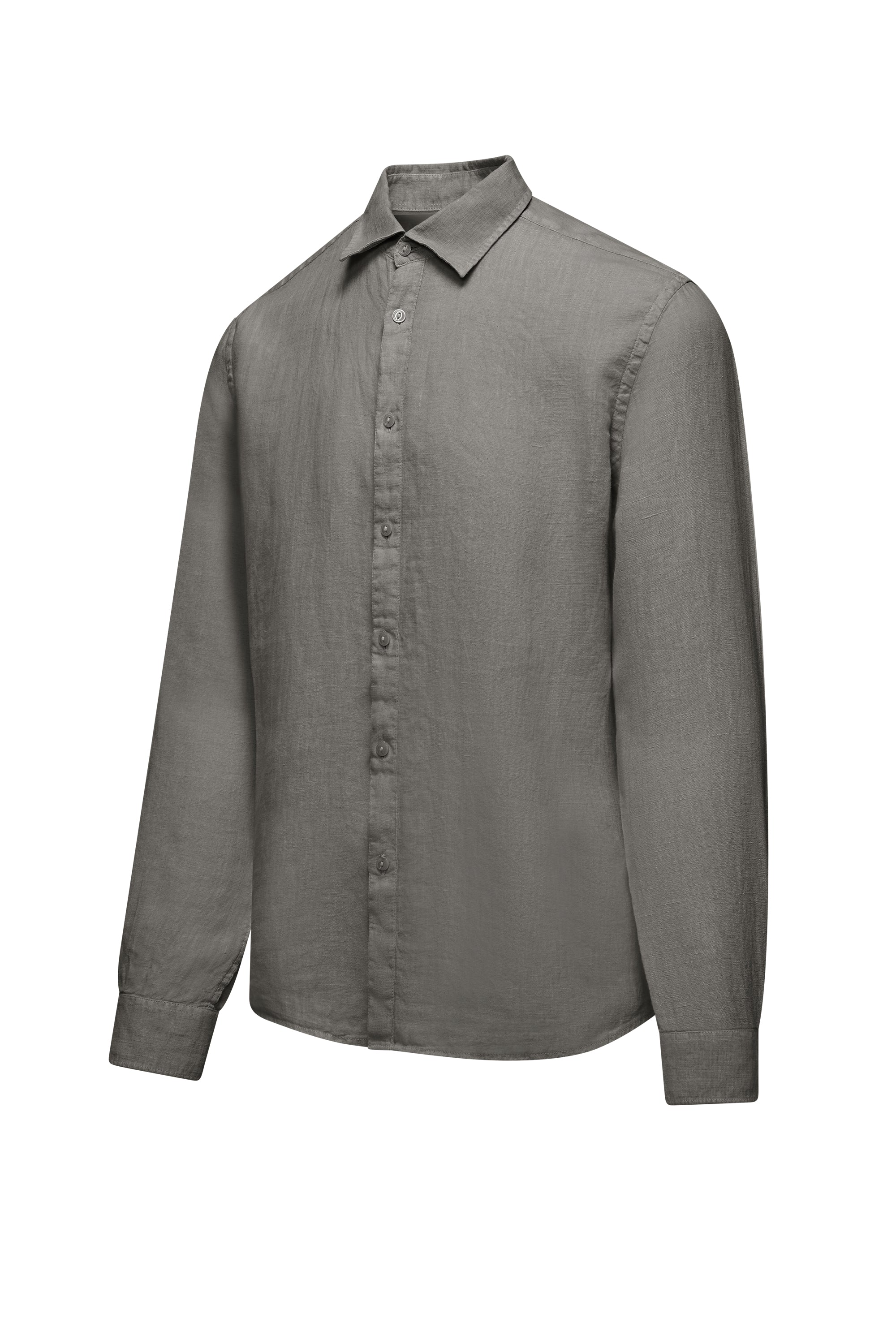 Camicia regular fit in lino - Image 44