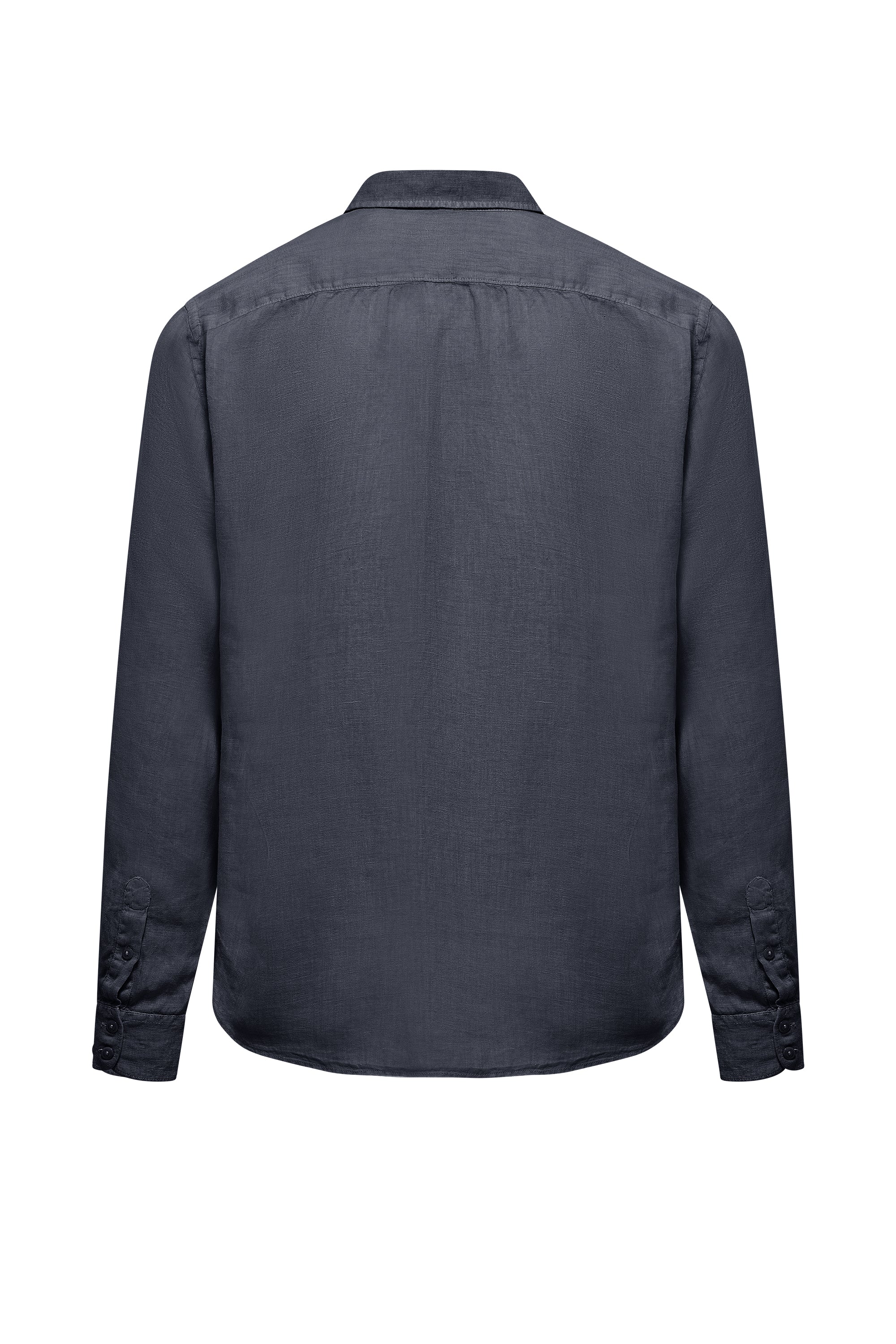 Camicia regular fit in lino - Image 6