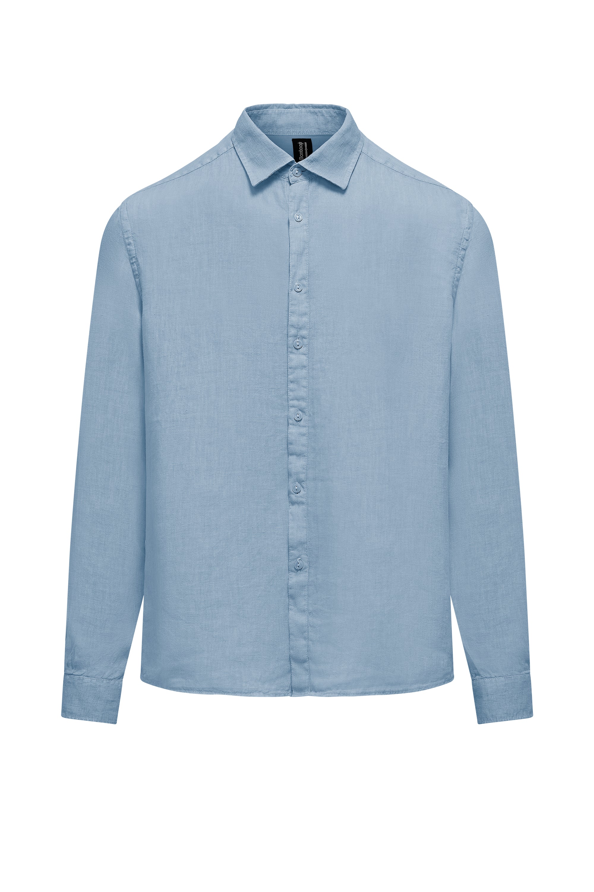 Camicia regular fit in lino - Image 7