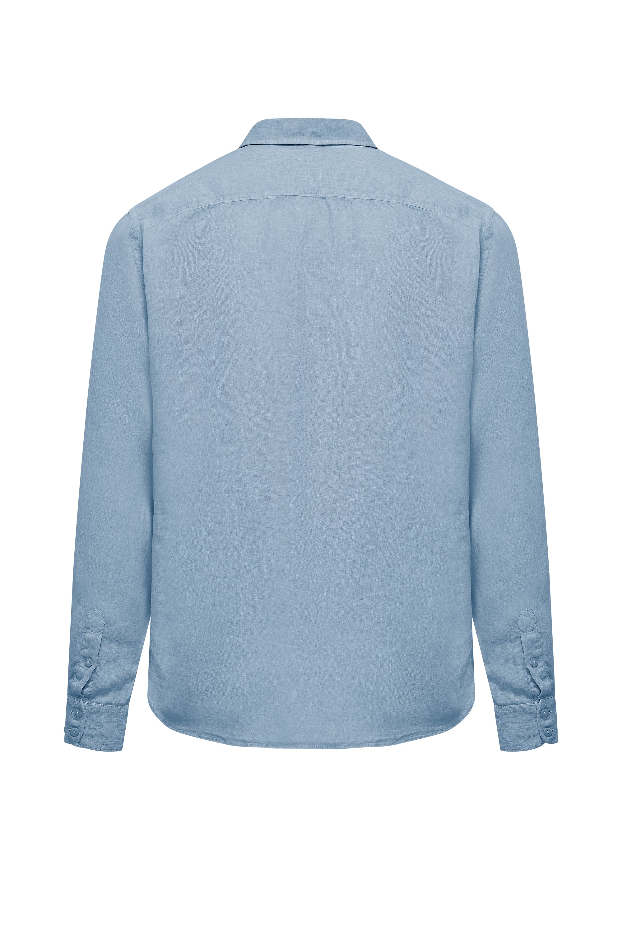 Camicia regular fit in lino - Image 9
