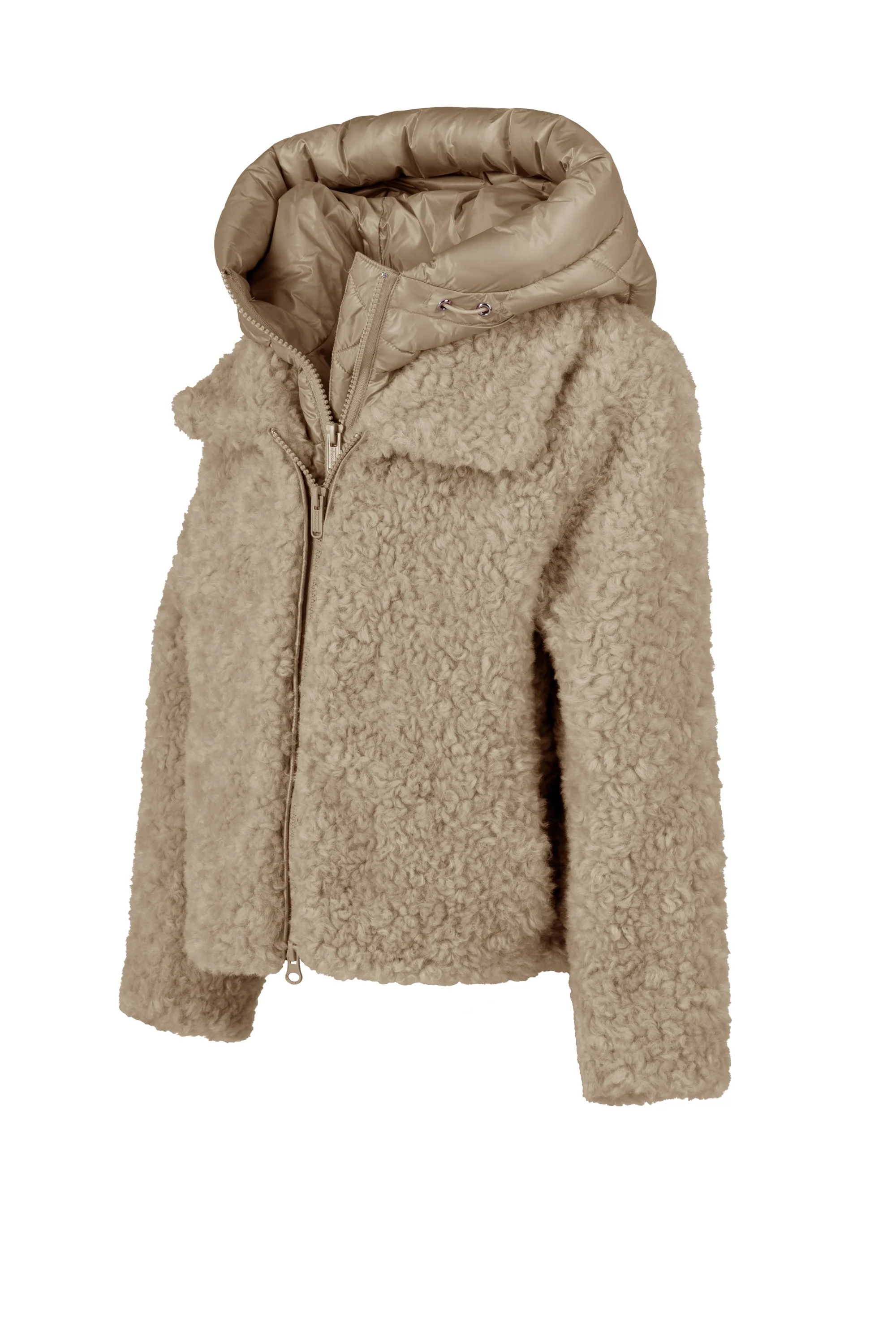 Cappotto da bambina in ecopelliccia con davantino staccabile - Image 14