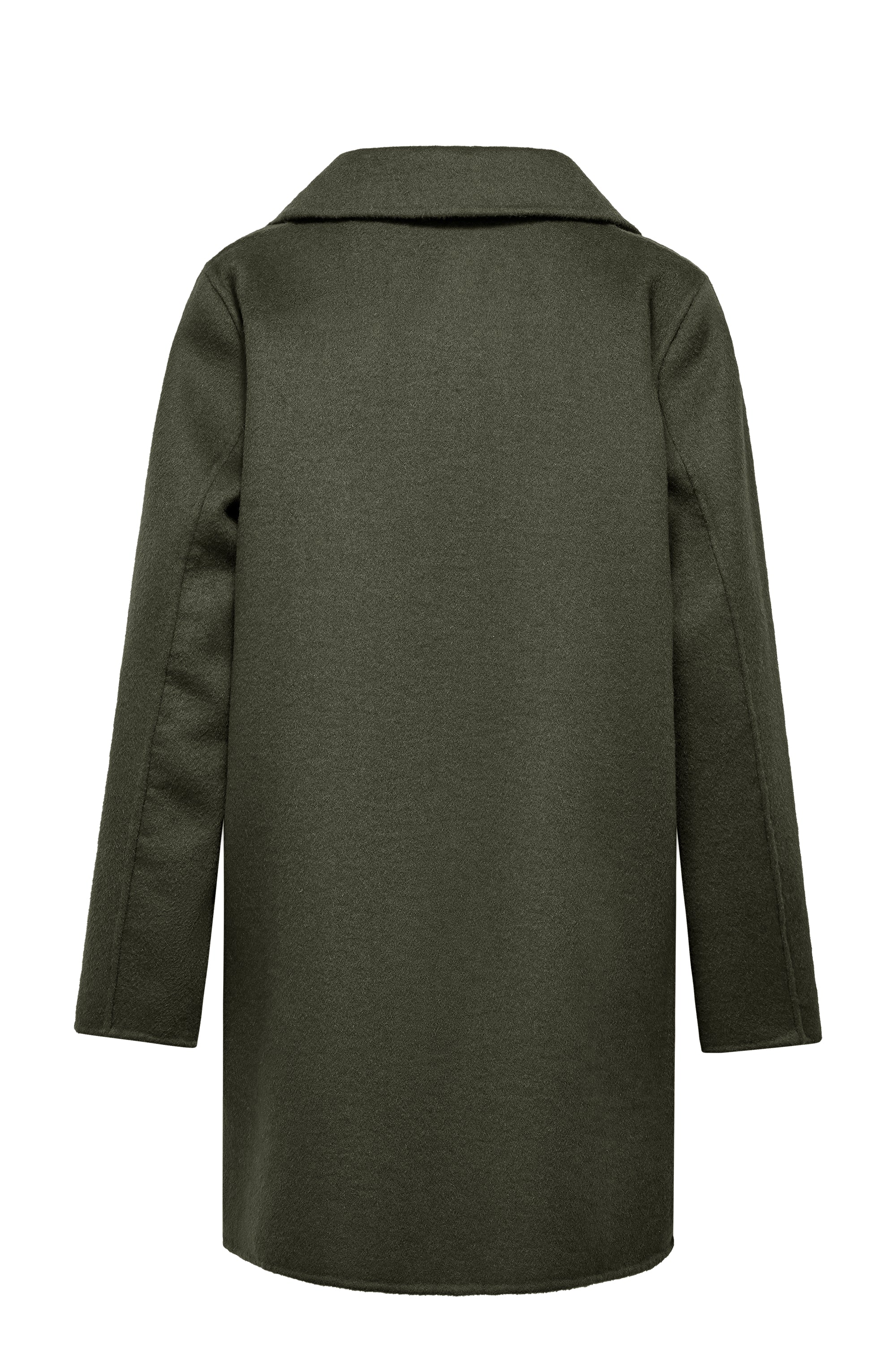 Cappotto da donna doppiopetto in lana double face - Image 28