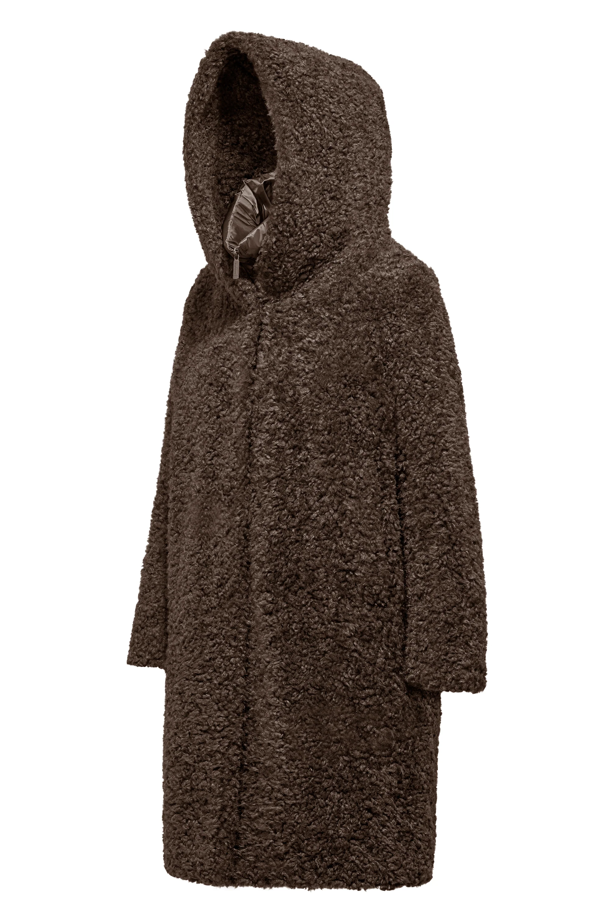 Cappotto lungo effetto agnellino - Image 8