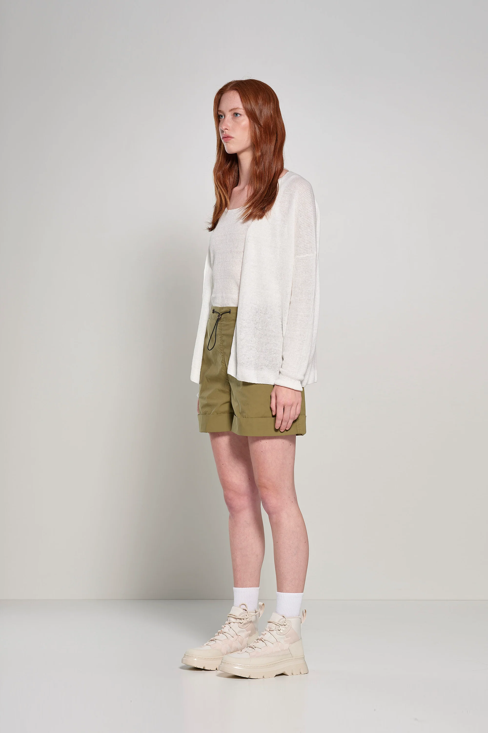 Cardigan in lino a maniche lunghe - Image 7