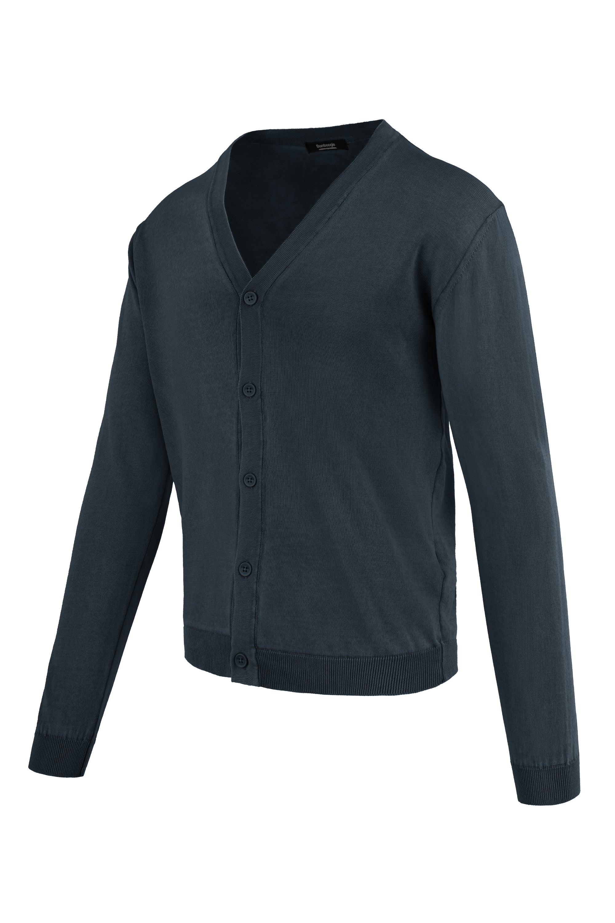 Cardigan scollo a v in cotone - Image 5